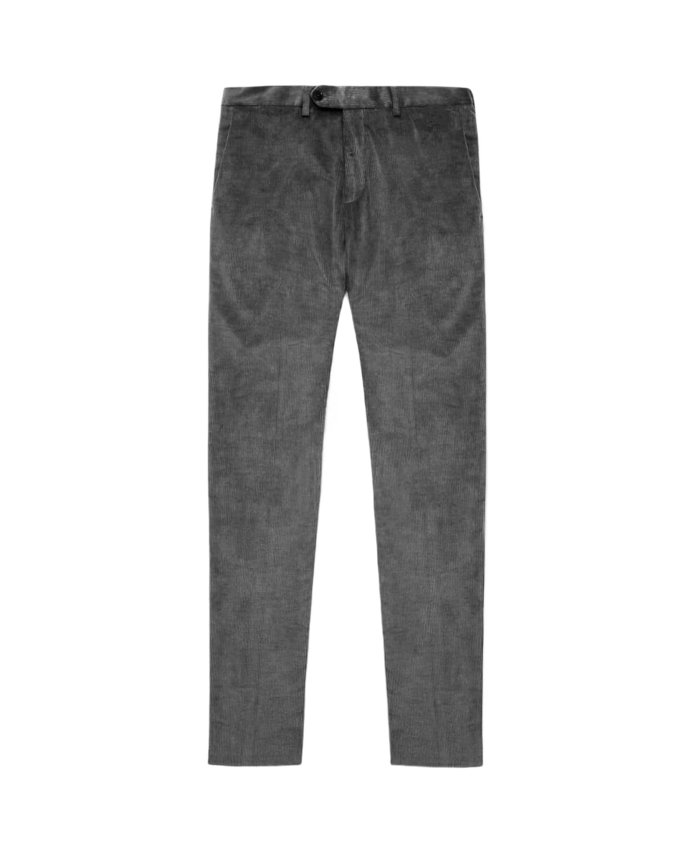 Larusmiani Velvet Trousers Howard Pants - Teal