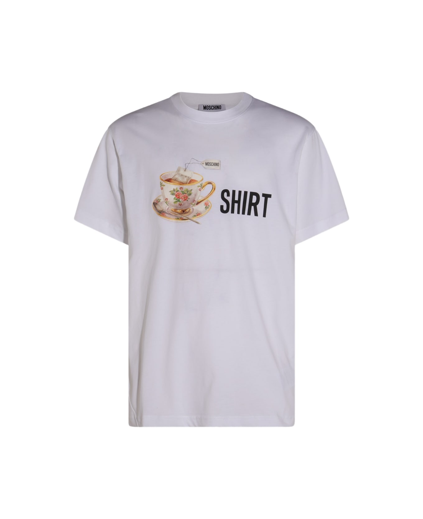 Moschino White Cotton T-shirt - White