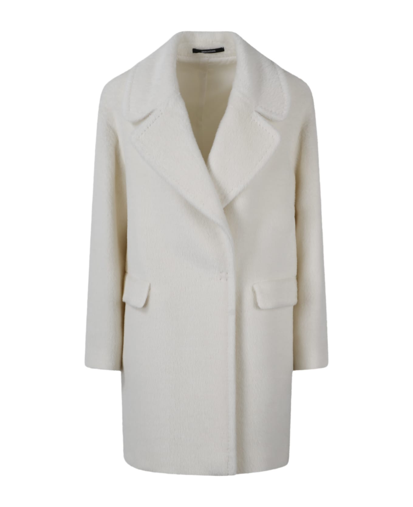 Tagliatore Alpaca Wool Blend Double Beasted Coat Tagliatore - White コート