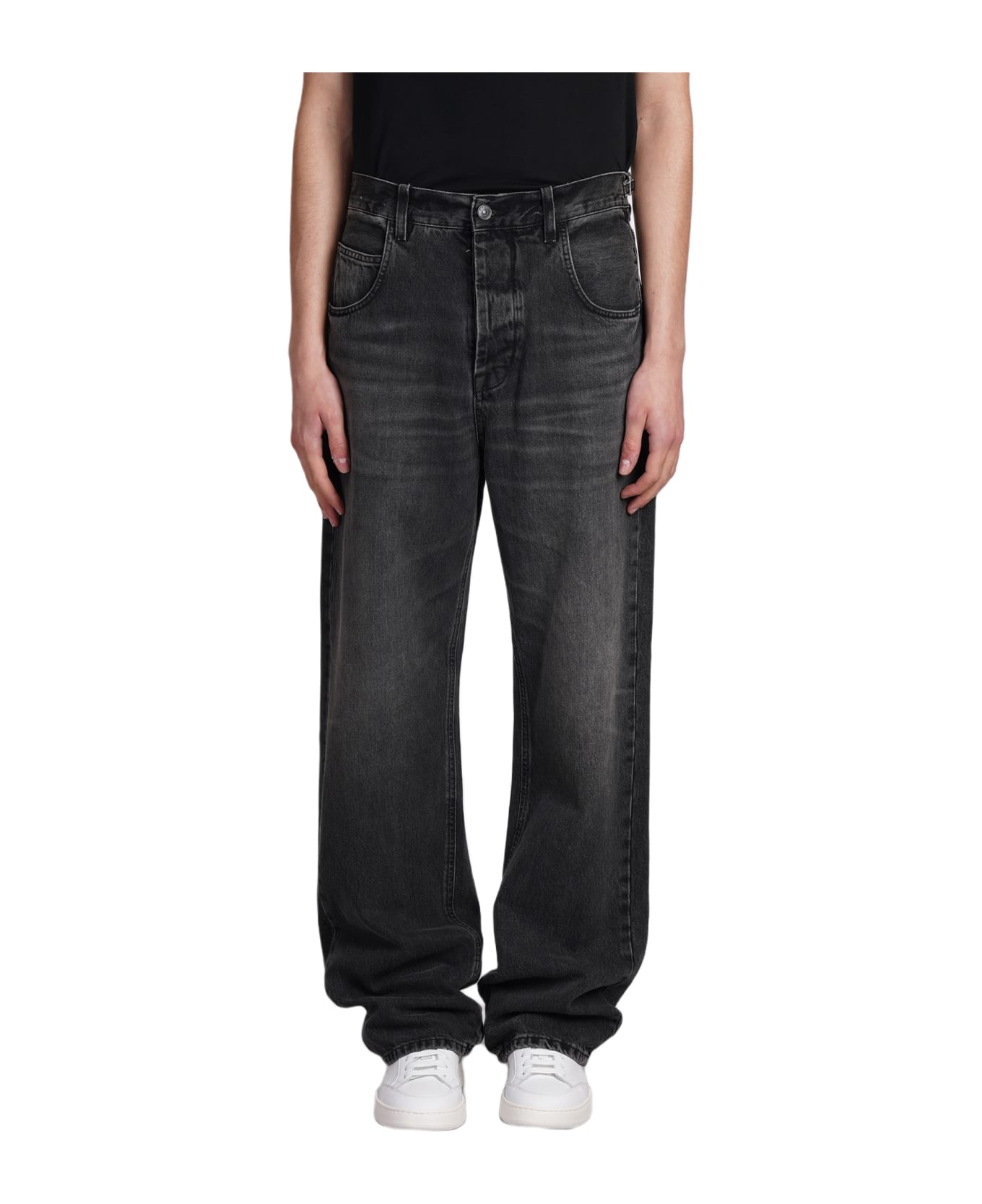 Haikure Logan Jeans In Black Cotton - black