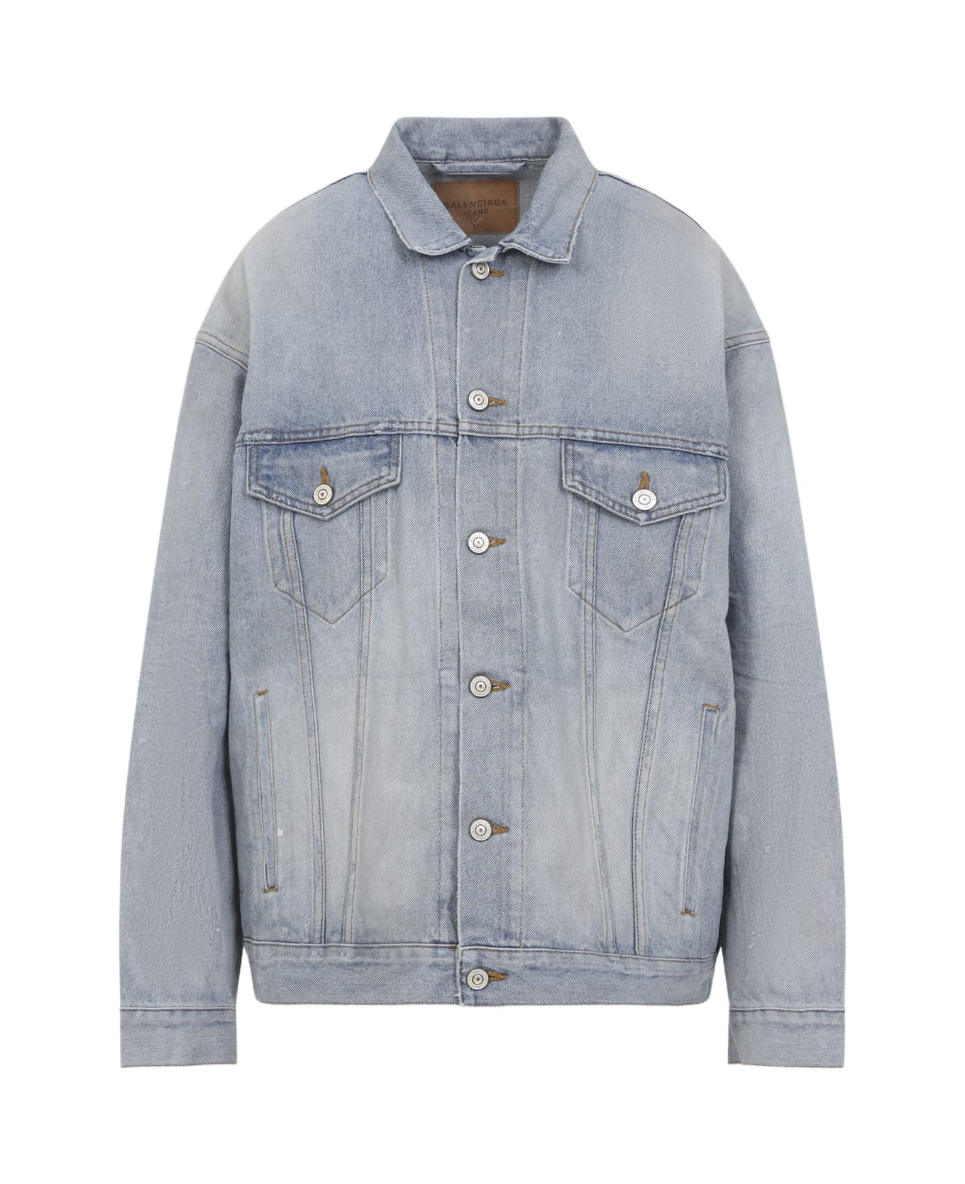 Balenciaga Regular Jacket - Dirty Light Blue