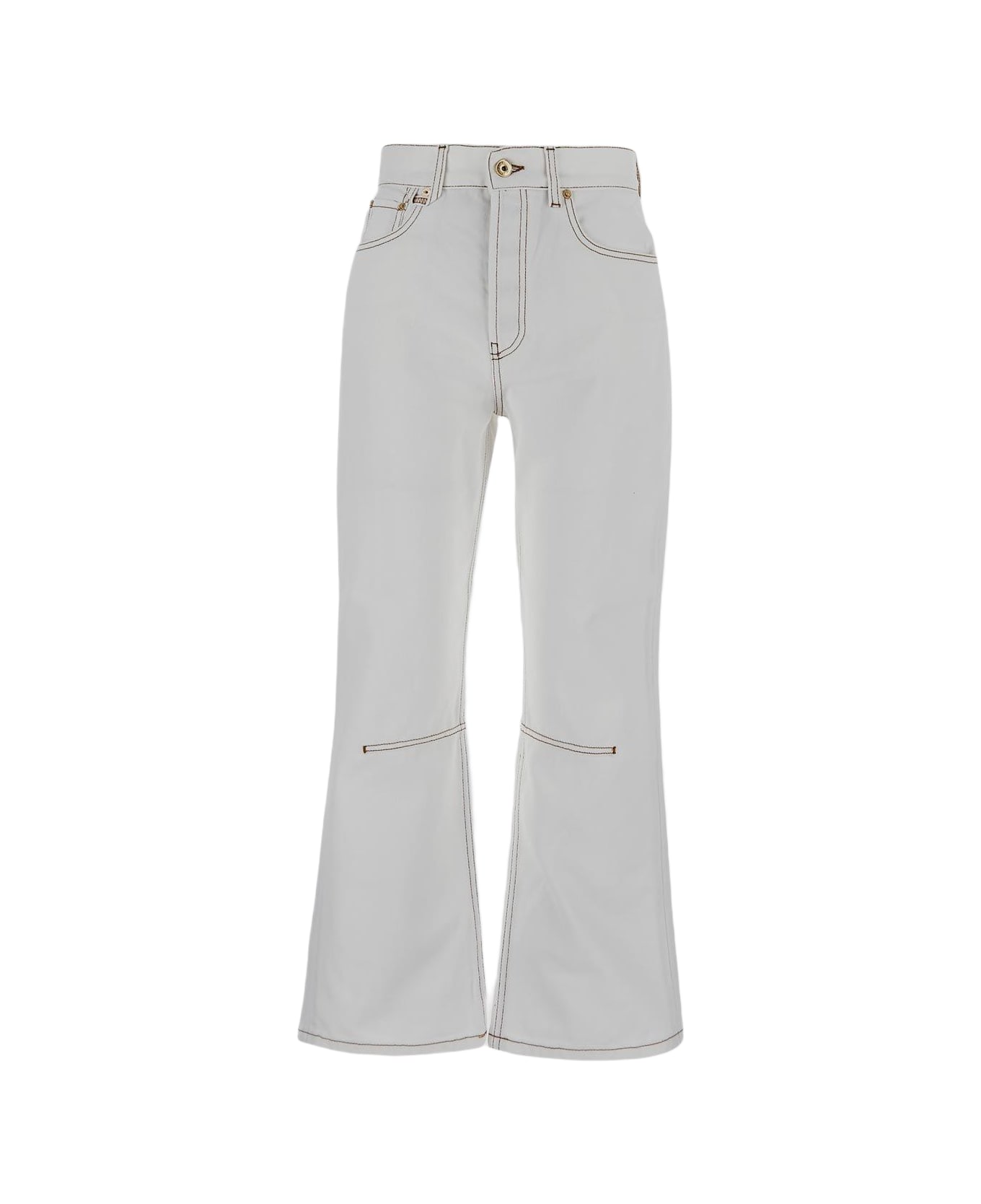 Jacquemus Le De-nimes Court Jeans - White