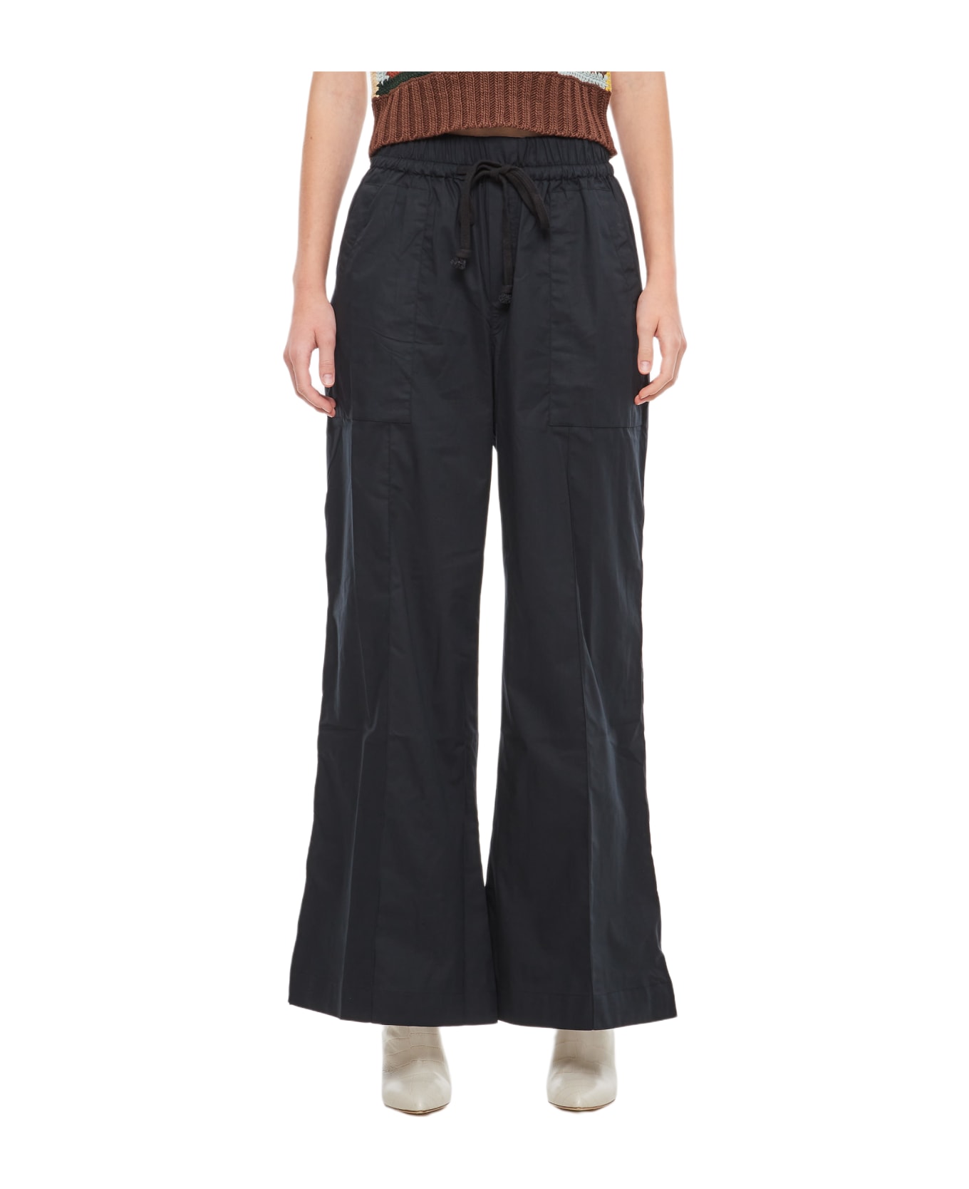 Sea New York Sia Solid Side Cut-out Pants - Black