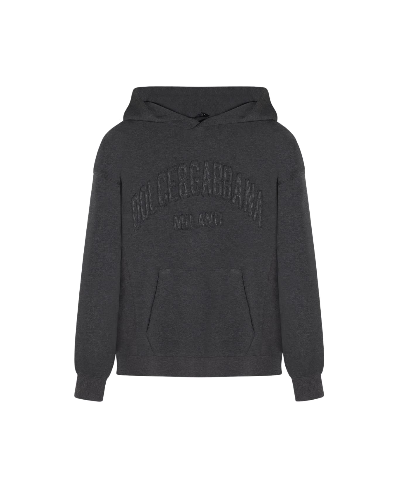 Dolce 
Gabbana Grey Cotton Sweatshirt - Melange grigio