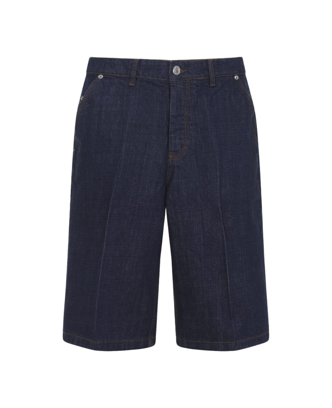 Ami Alexandre Mattiussi Loose Bermuda Shorts - Indigo