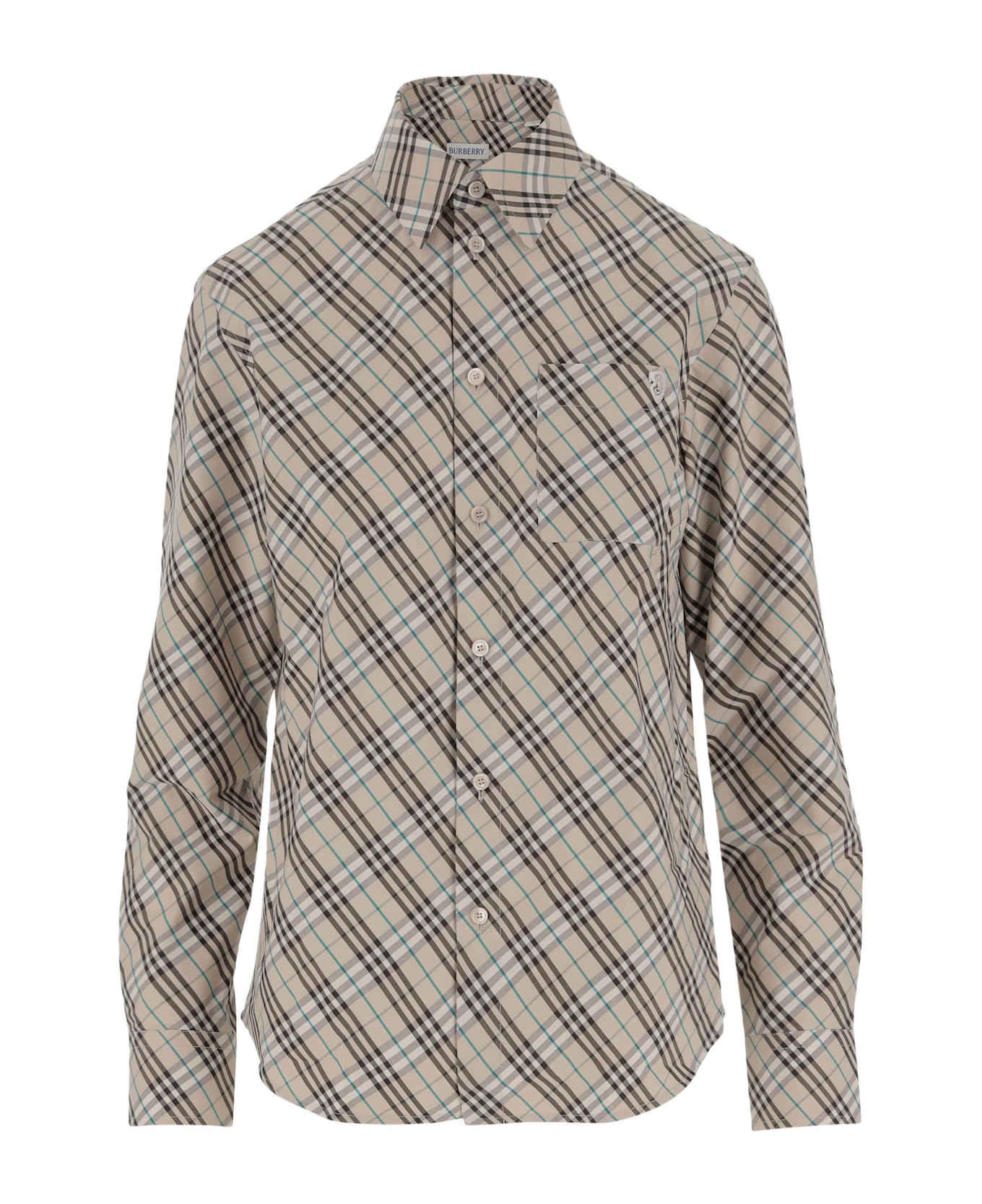 Burberry Cotton Check Shirt - Red