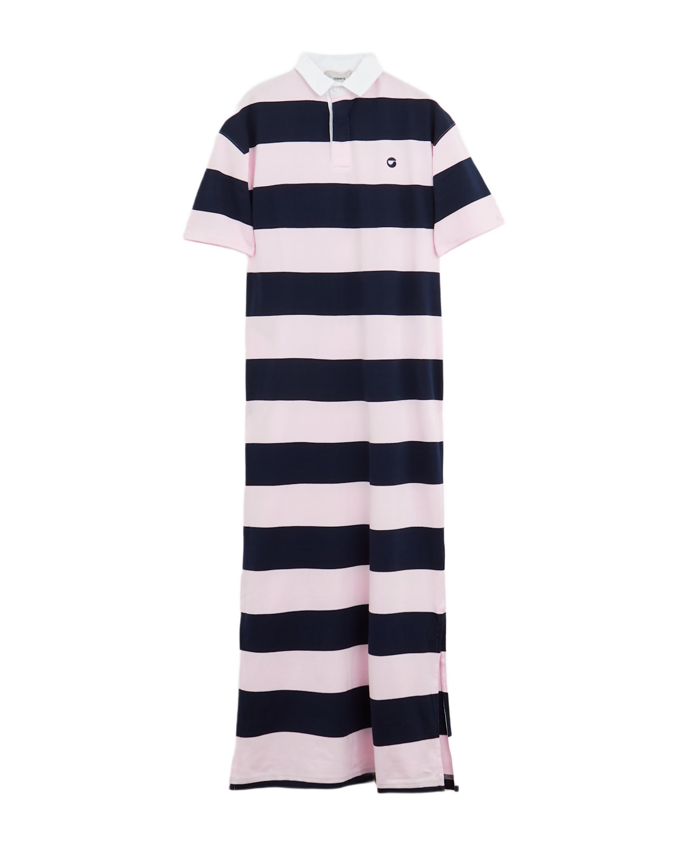 Coperni Striped Long Polo Dress - rose-pink ワンピース＆ドレス
