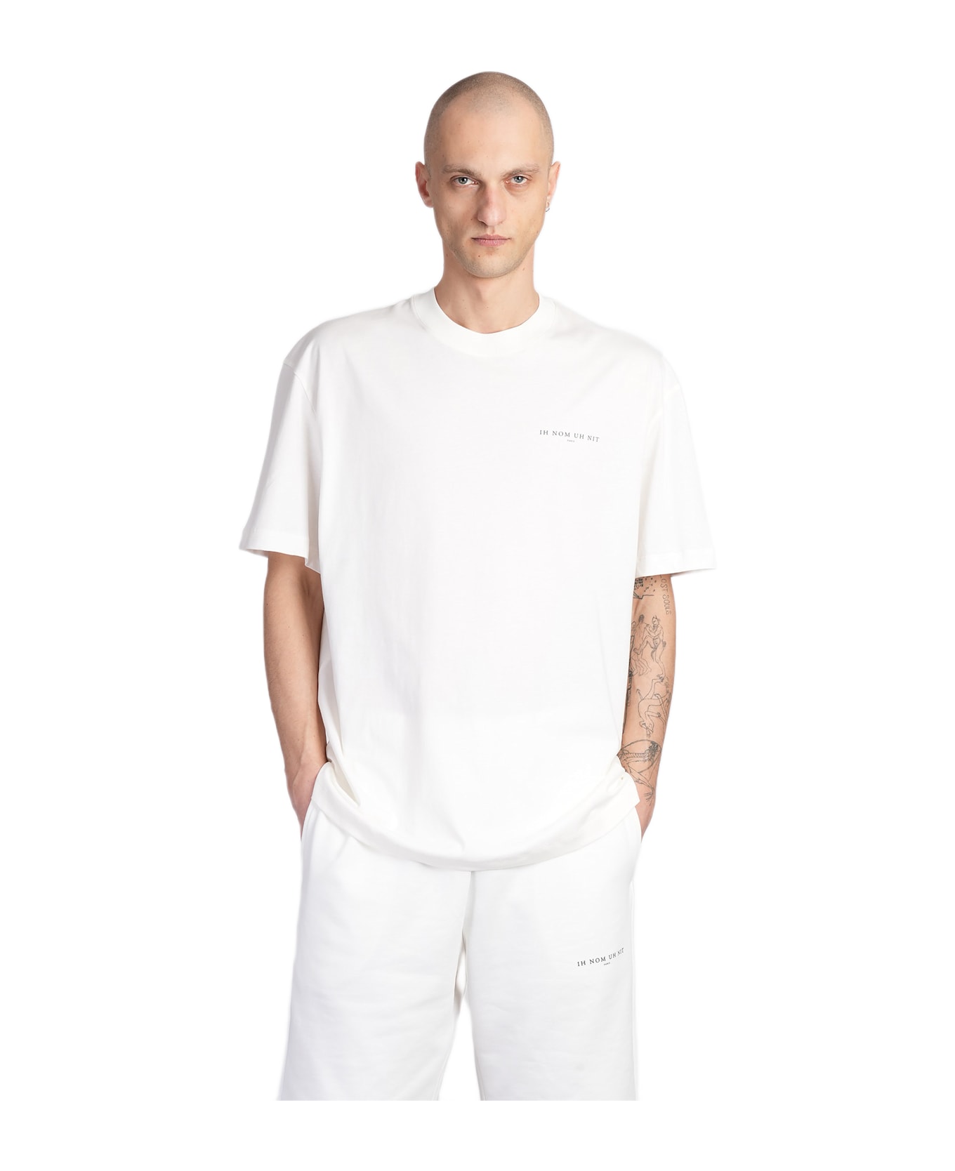 ih nom uh nit T-shirt In White Cotton - white