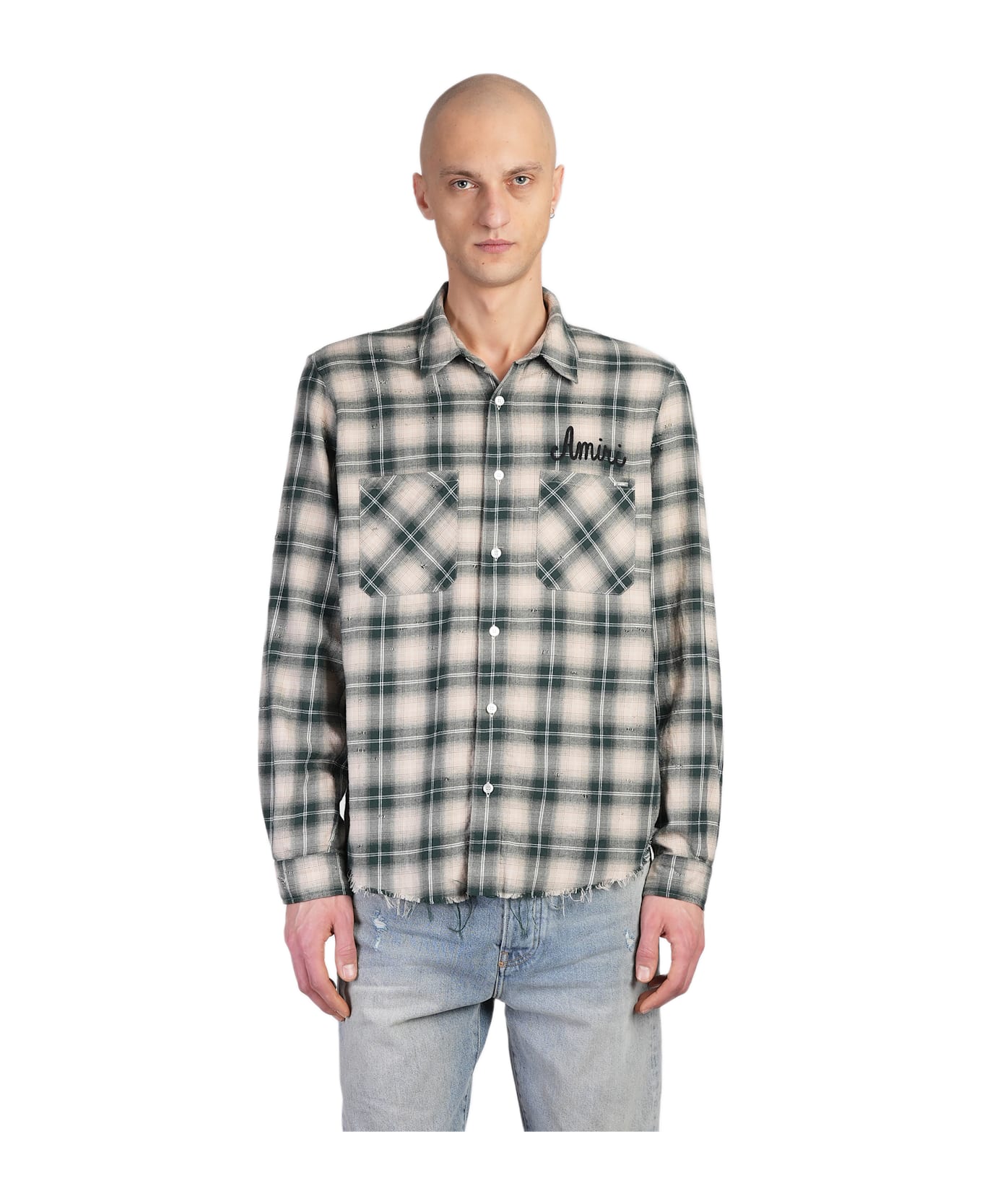 AMIRI Shirt In Green Cotton - green