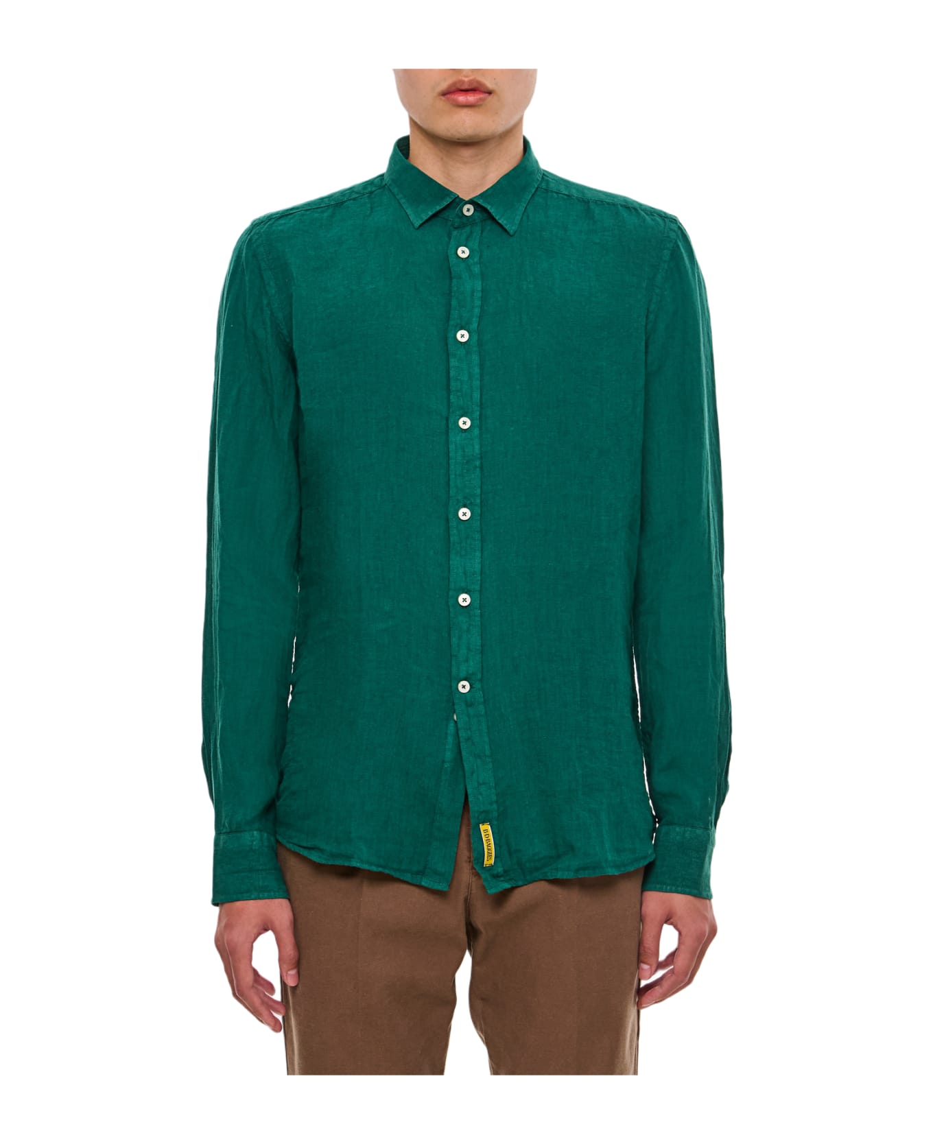B.D. Baggies Linen Shirt - Green