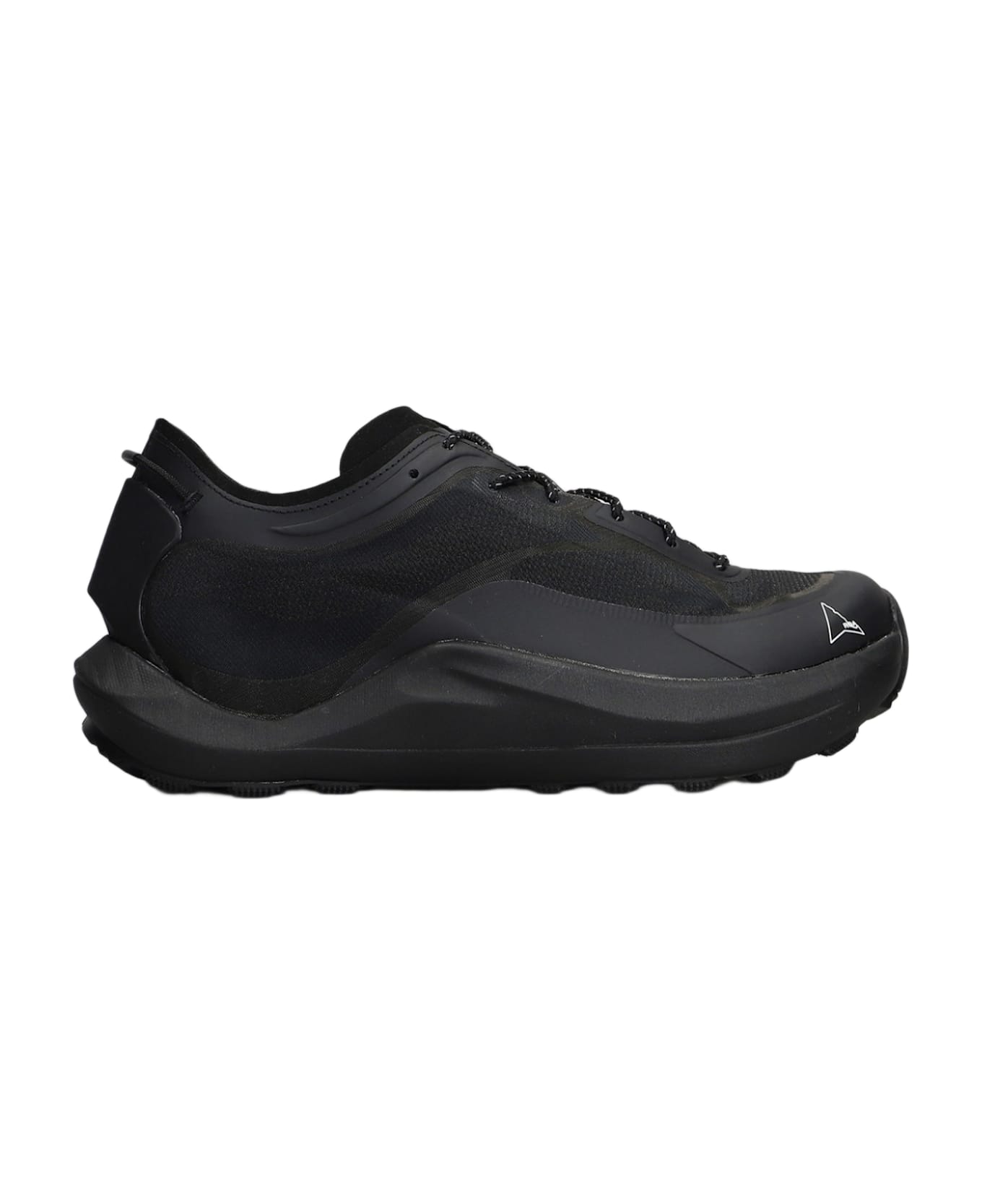 ROA Sella Sneakers In Black Fabric - black