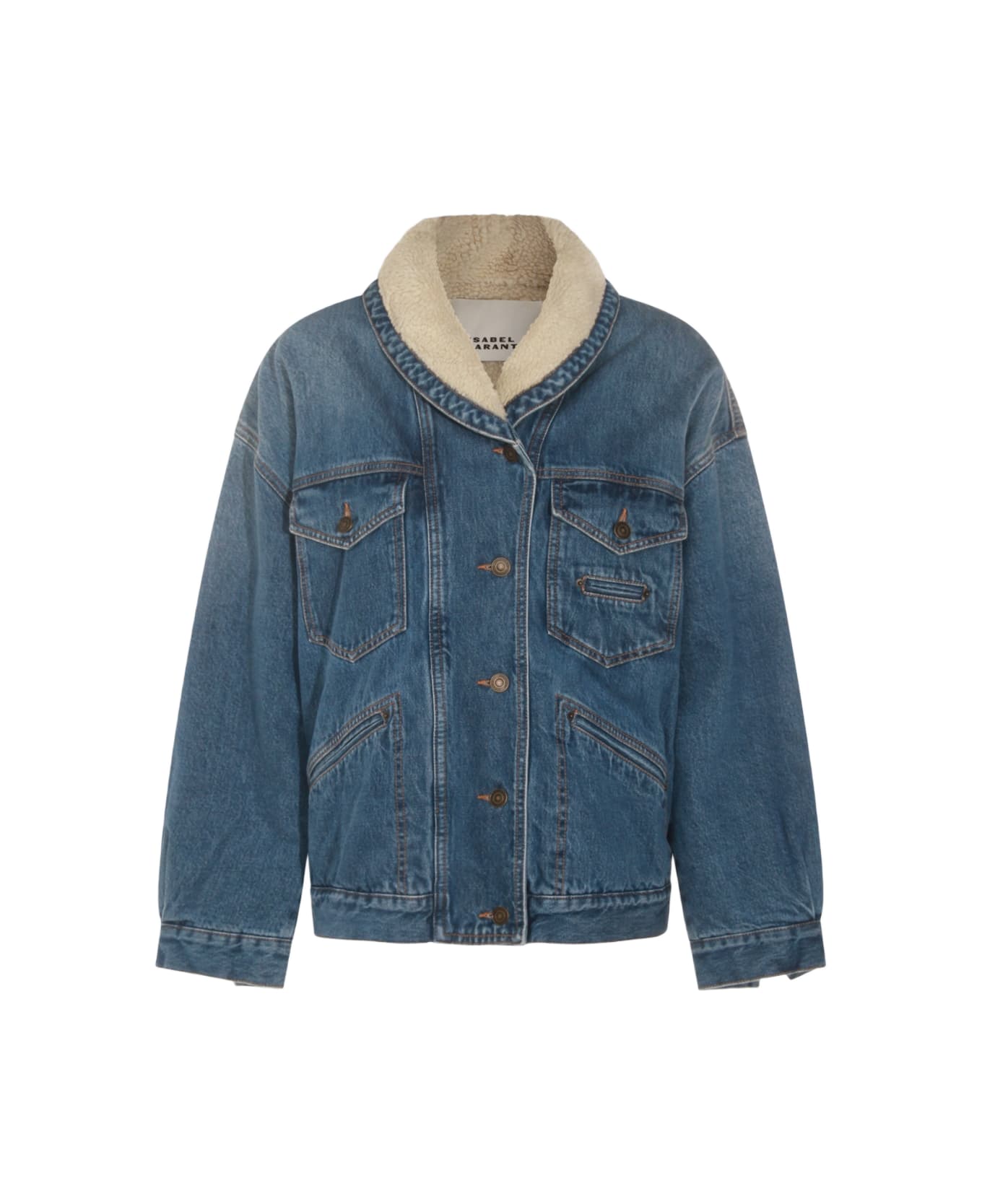 Isabel Marant Blue Cotton Pimia-gb Denim Jacket - Blue