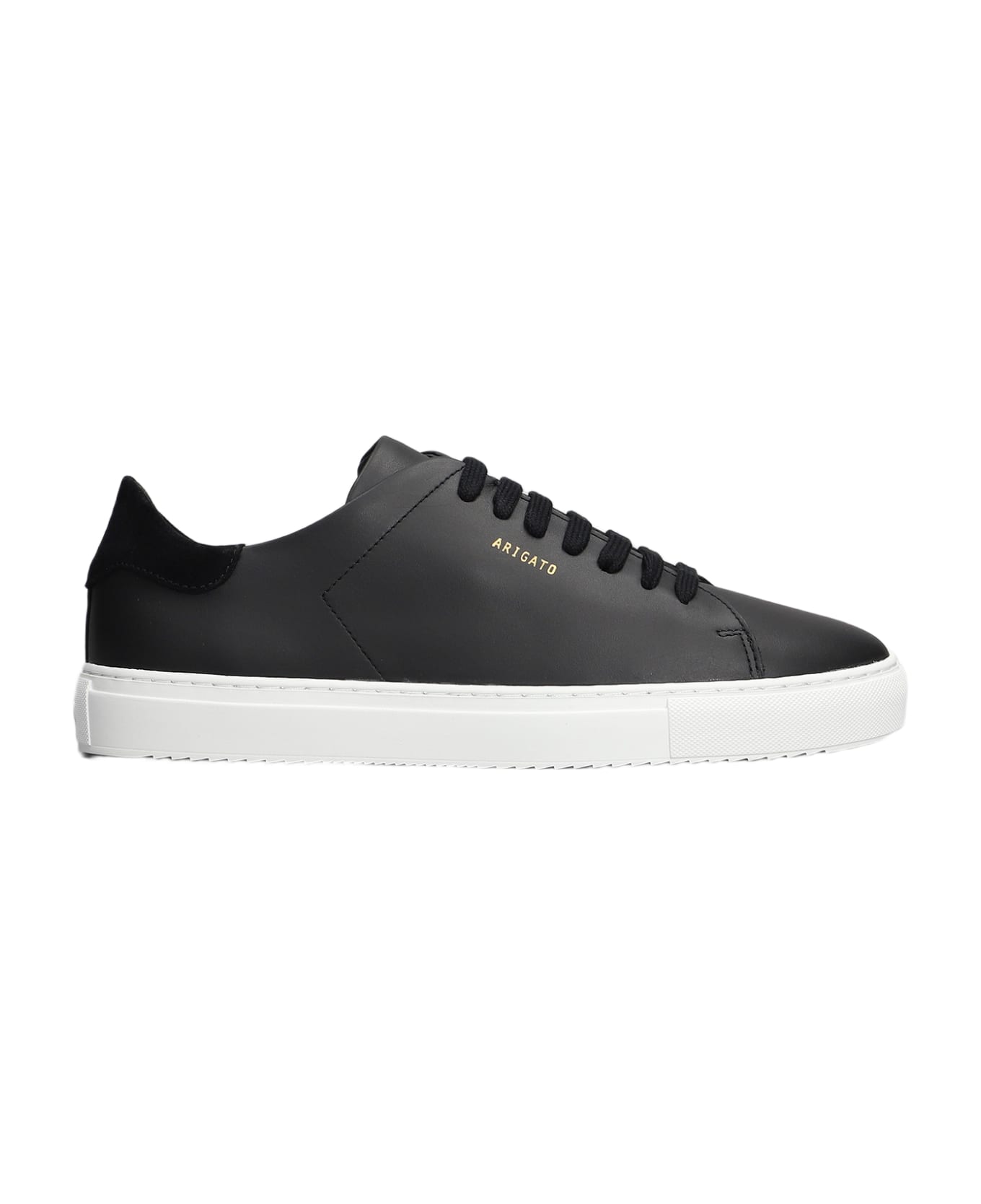 Axel Arigato Clean 90 Sneakers In Black Suede And Leather - black