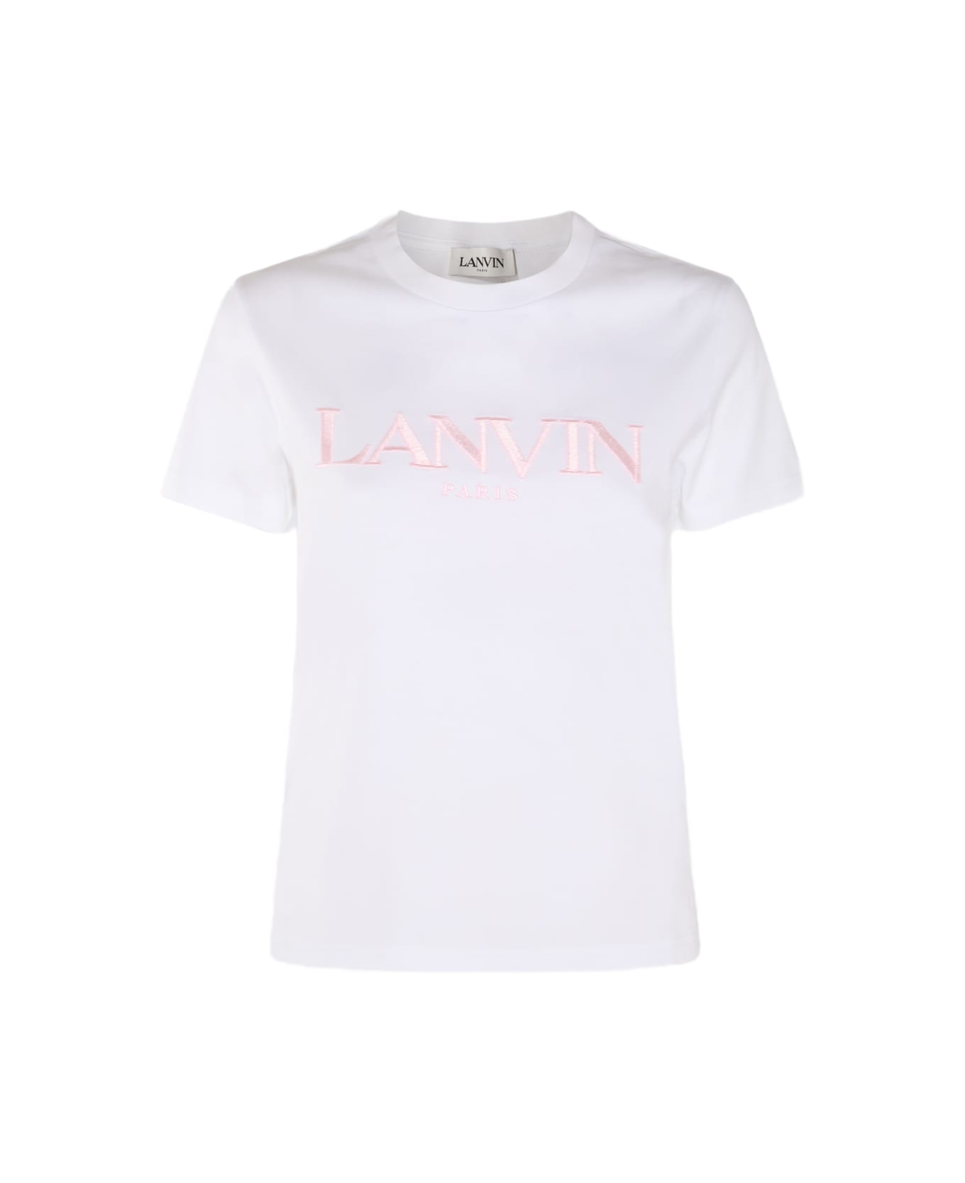 Lanvin White Cotton T-shirt - OPTIC WHITE