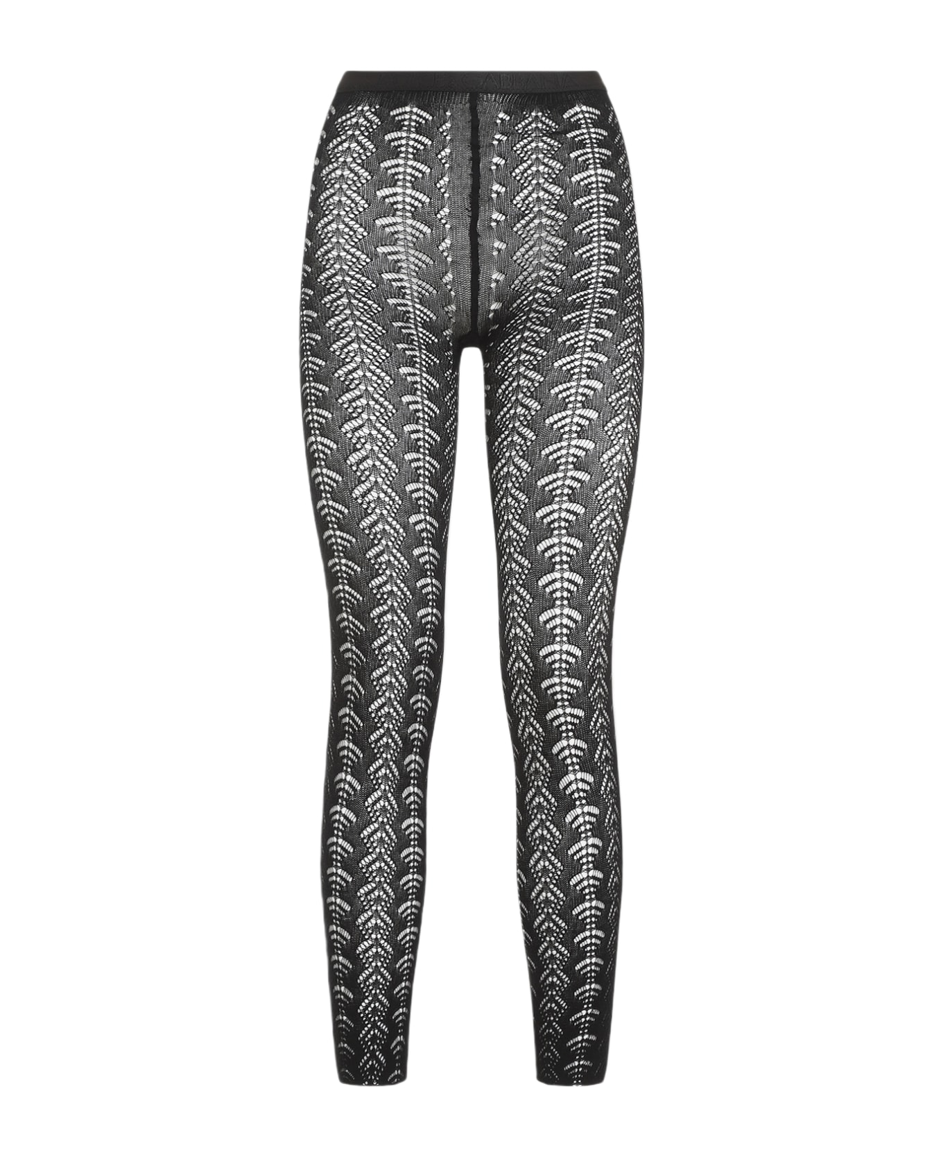 Dolce & Gabbana Cotton Collant - Black