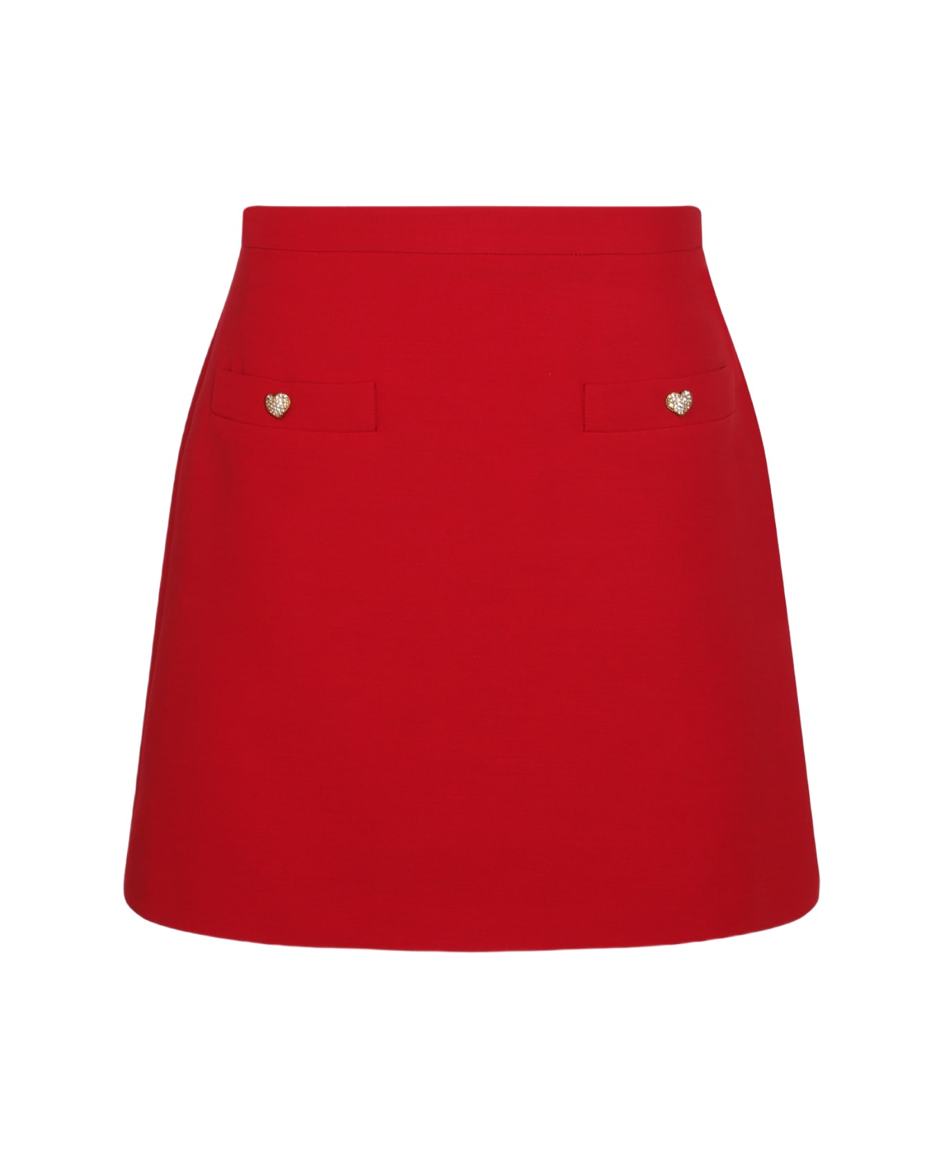 Valentino Red Silk Skirt - PARIS