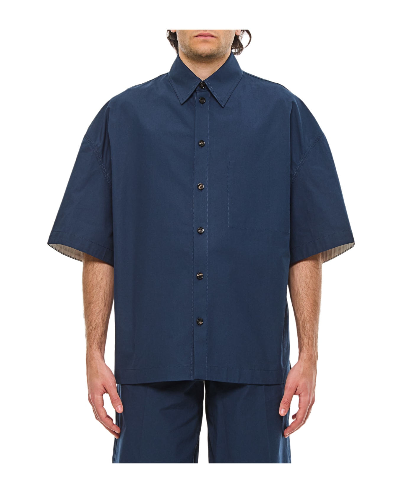 Bottega Veneta Cotton Shirt - Blue シャツ