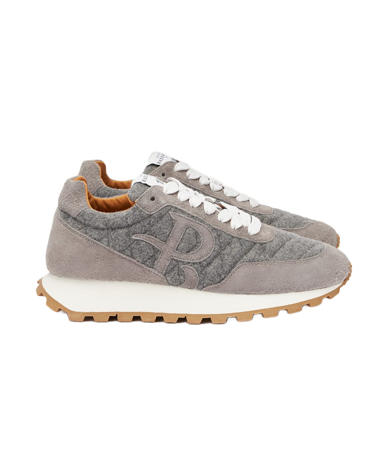 Ballantyne Logoed Sneakers - Gray