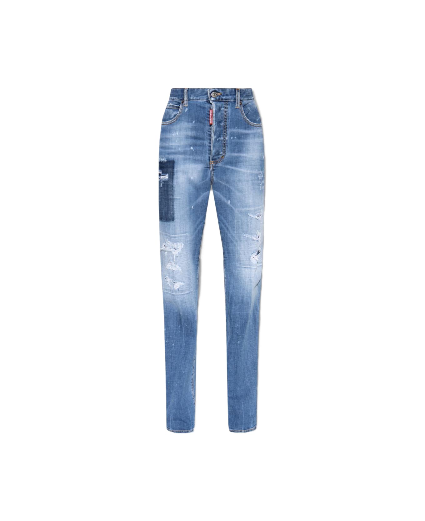 Dsquared2 'roadie' Jeans - BLUE デニム