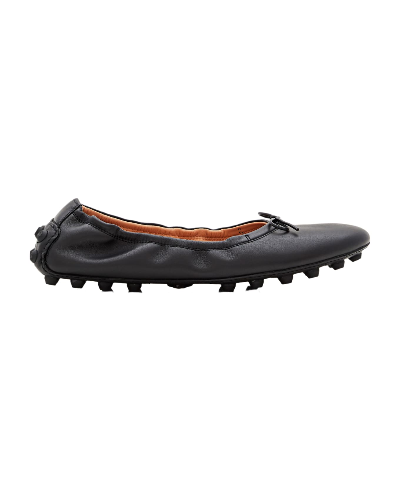 Tod's Gommino Leather Ballet Flats - Black