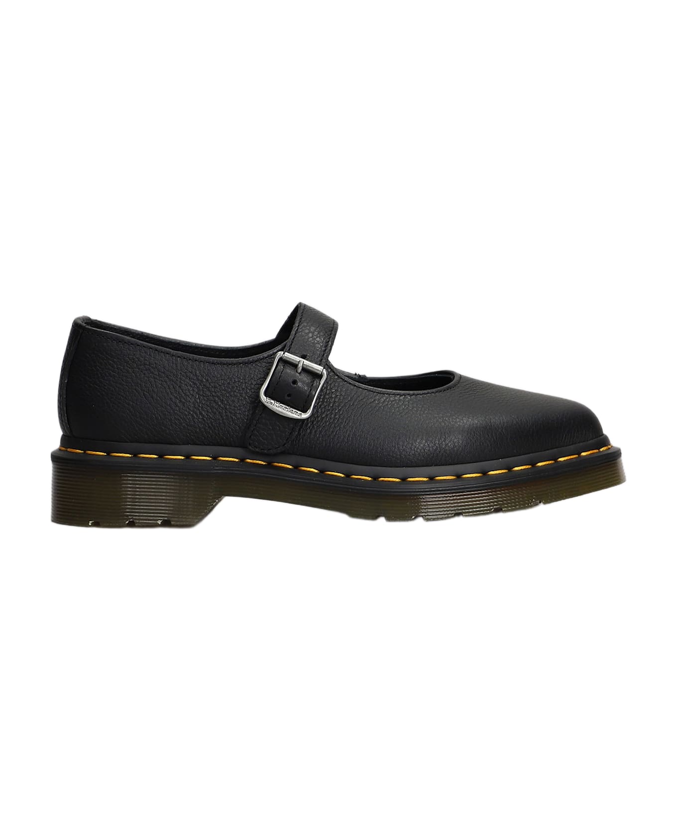 Dr. Martens Elphie Mj Loafers In Black Leather - black