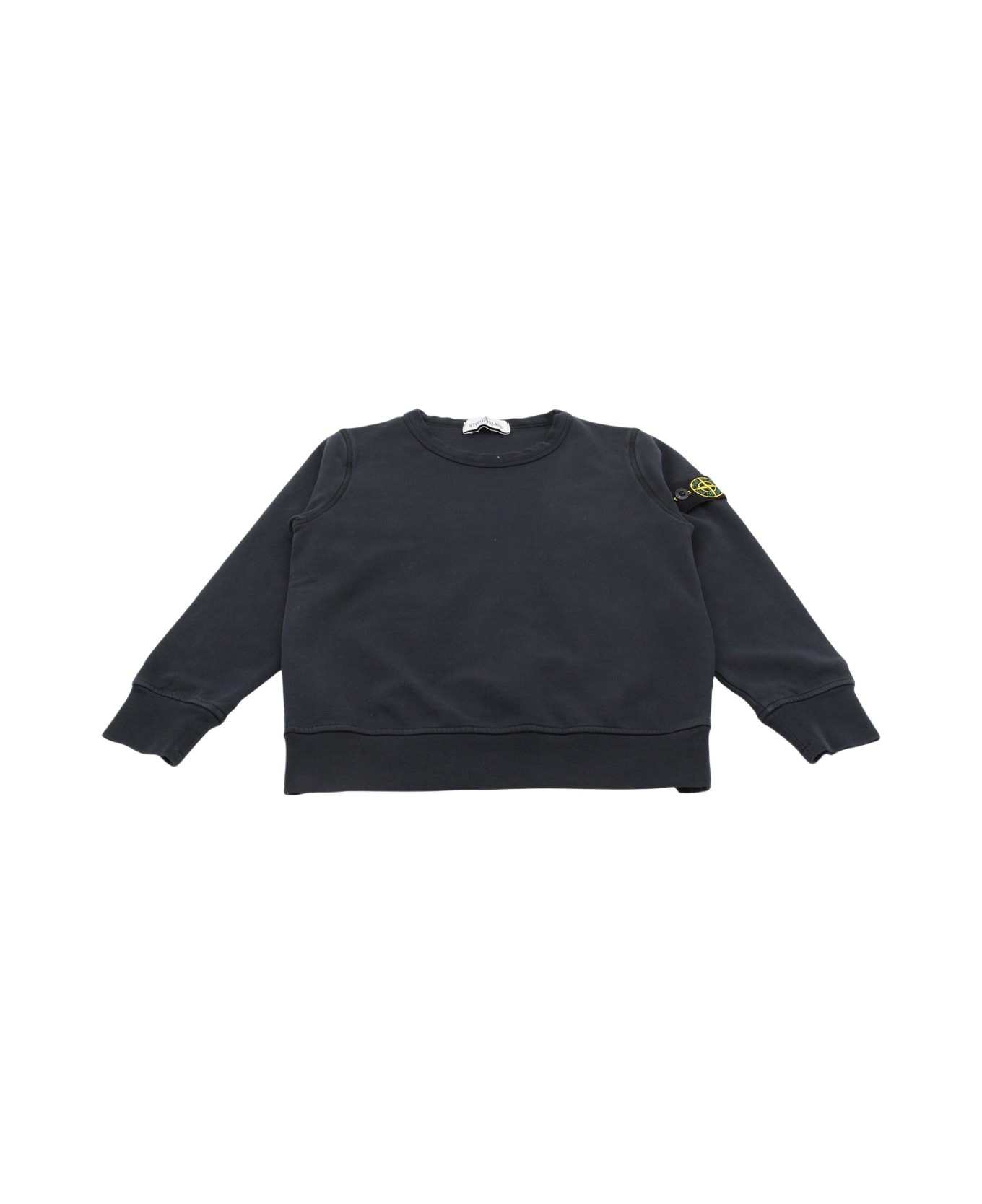 Stone Island Blue Cotton Sweatshirt - Blue