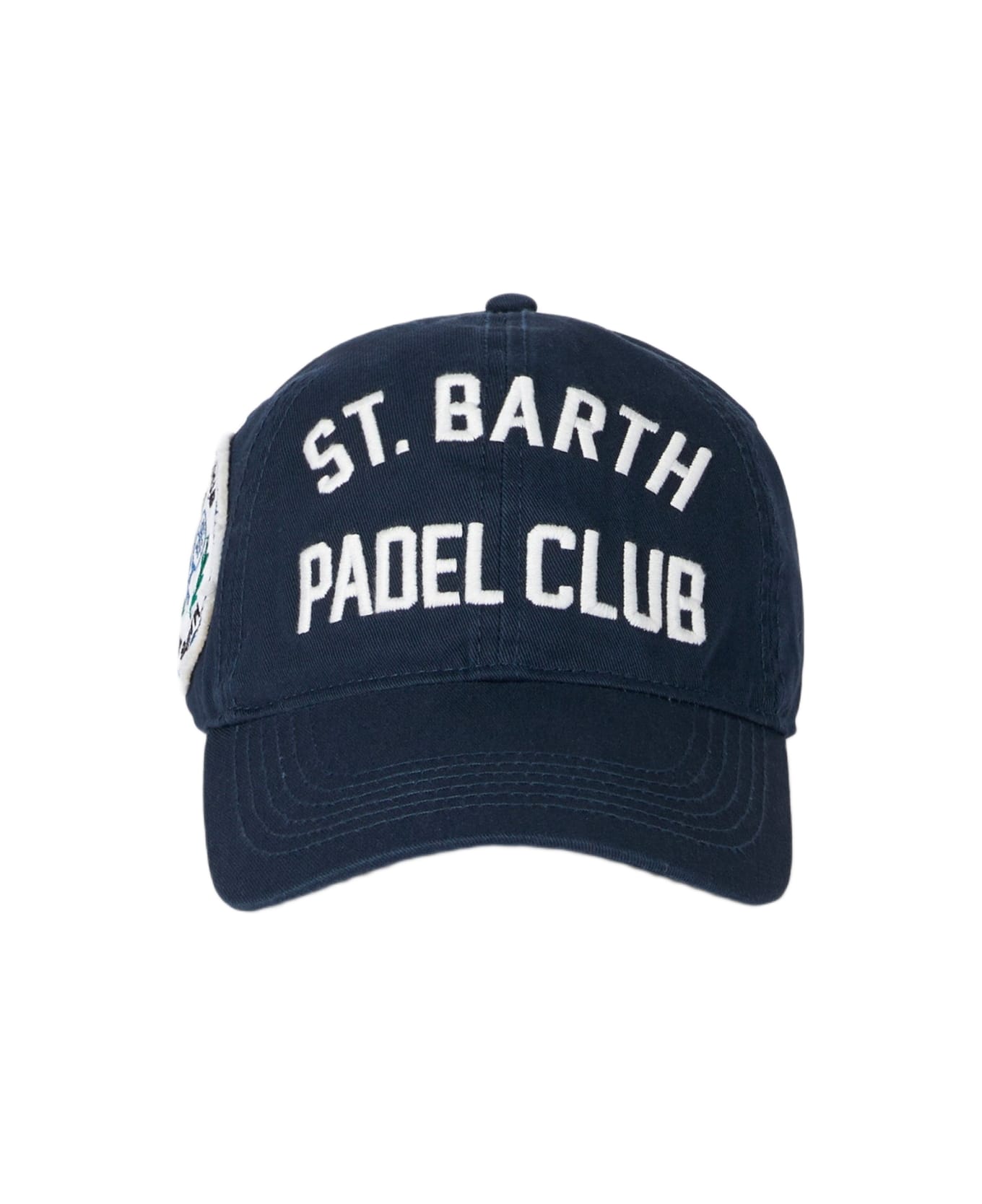 MC2 Saint Barth Baseball Cap With St. Barth Padel Club Embroidery - BLUE