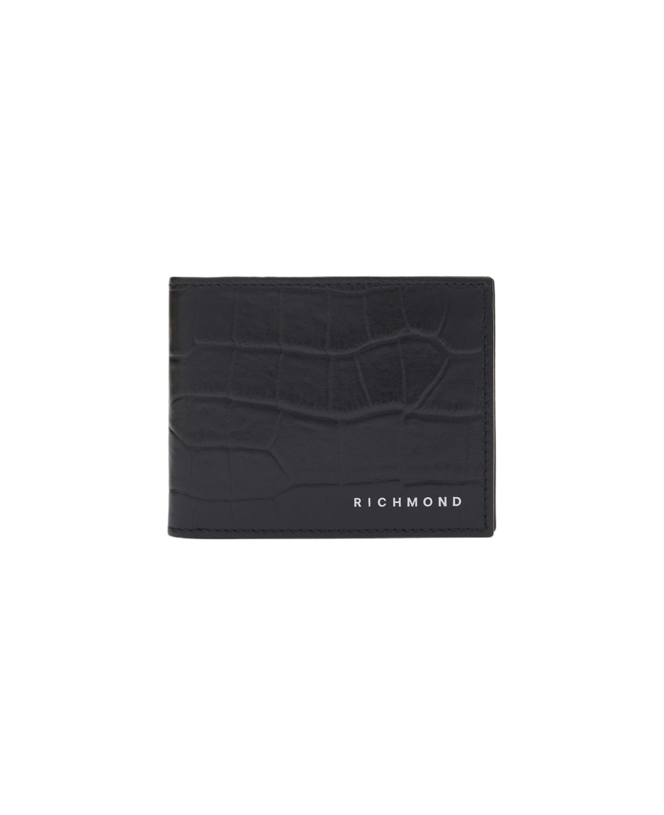 John Richmond Wallets With Logo - Nero