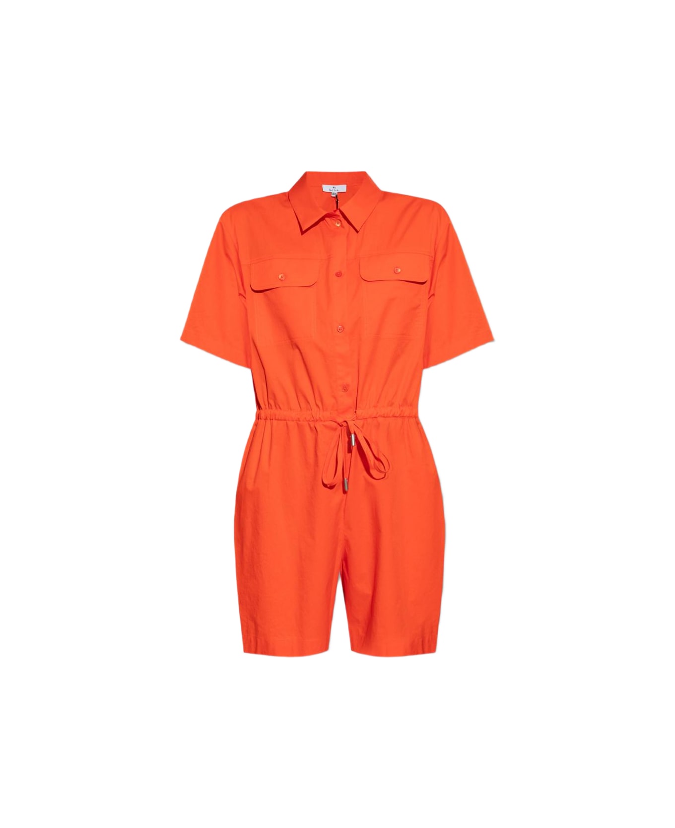 Paul Smith Cotton Jumpsuit - Orange
