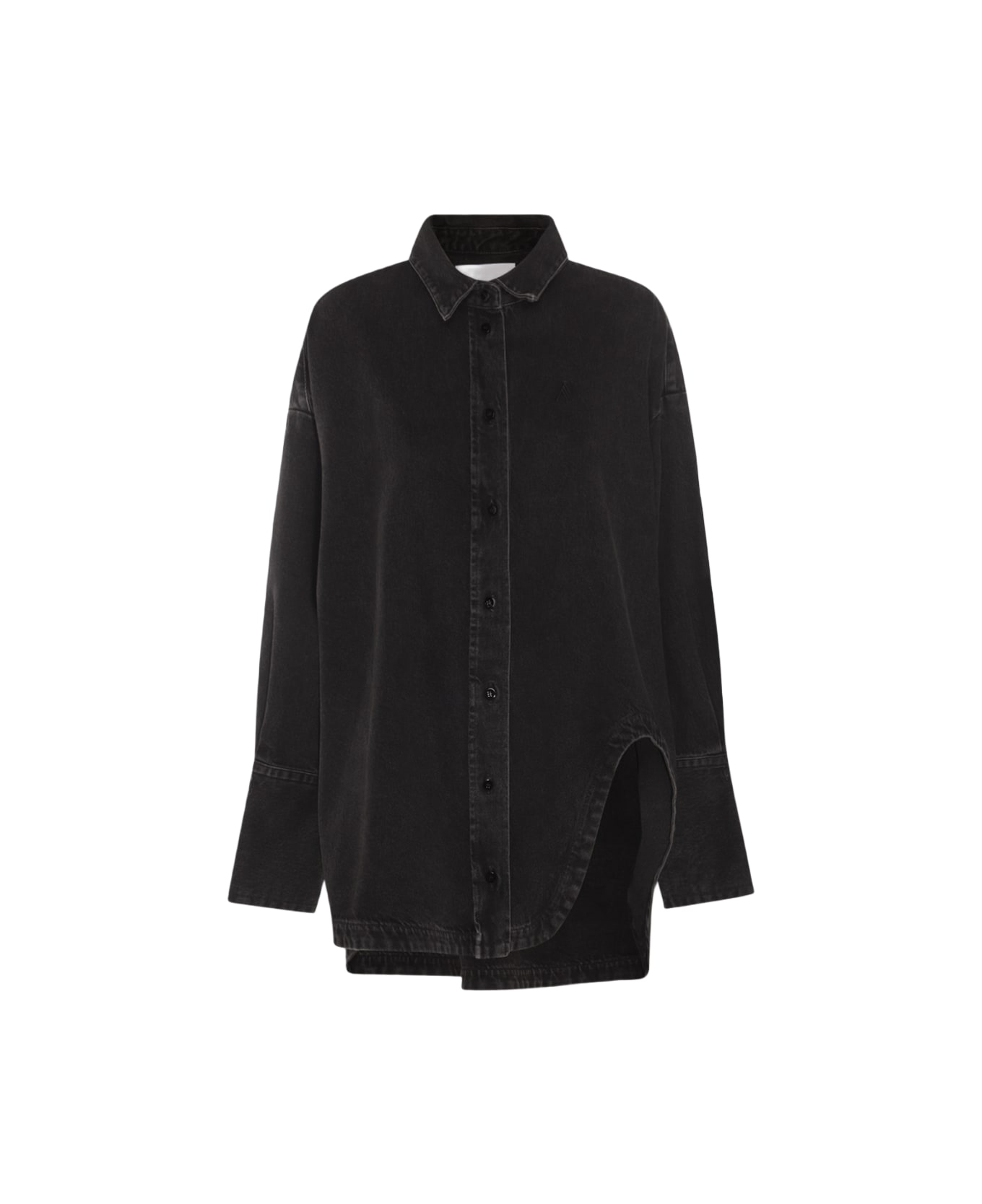 The Attico Black Cotton Shirt - Black