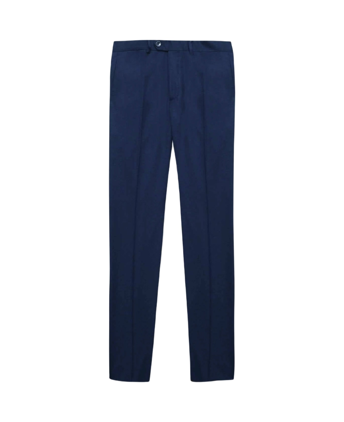 Larusmiani Velvet Trousers Howard Pants - Blue
