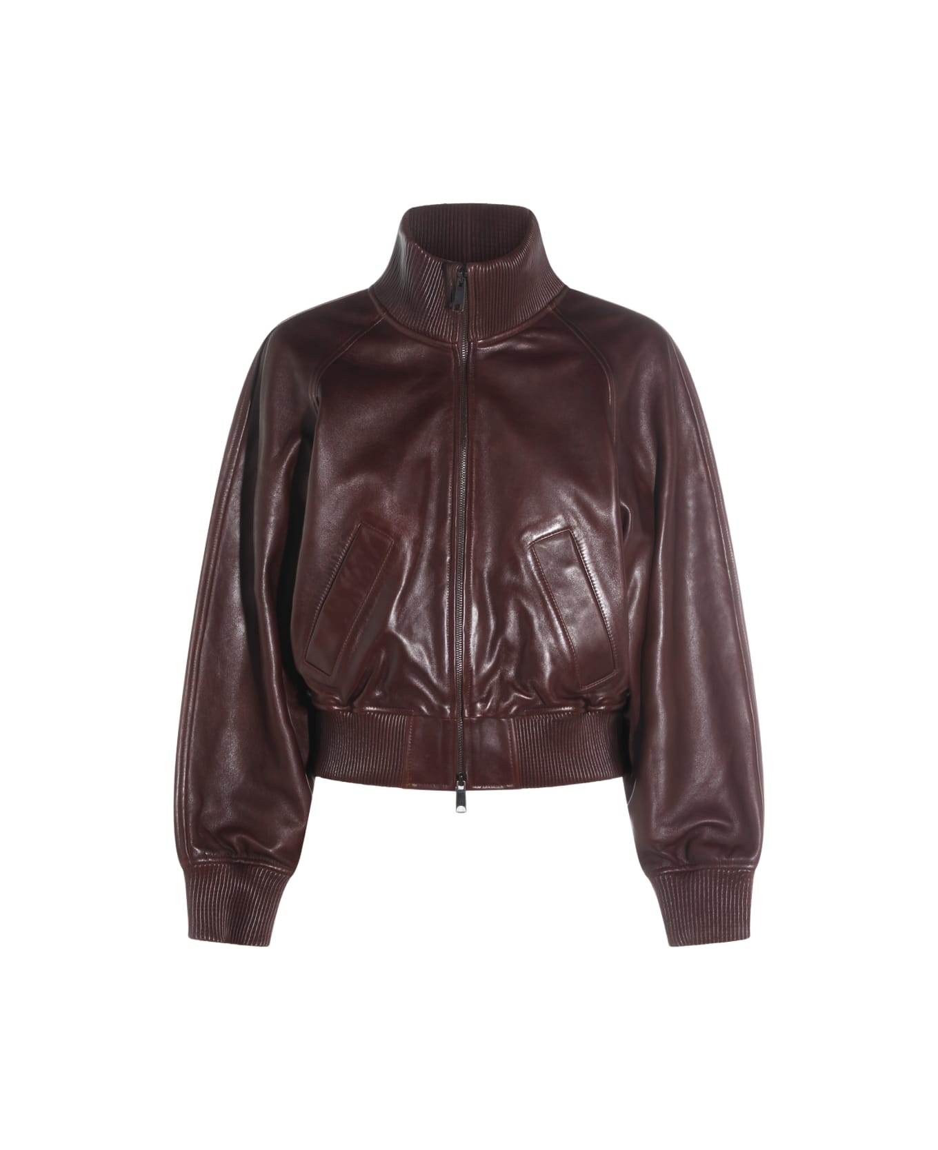 Polo Ralph Lauren Brown Leather Jacket - Brown
