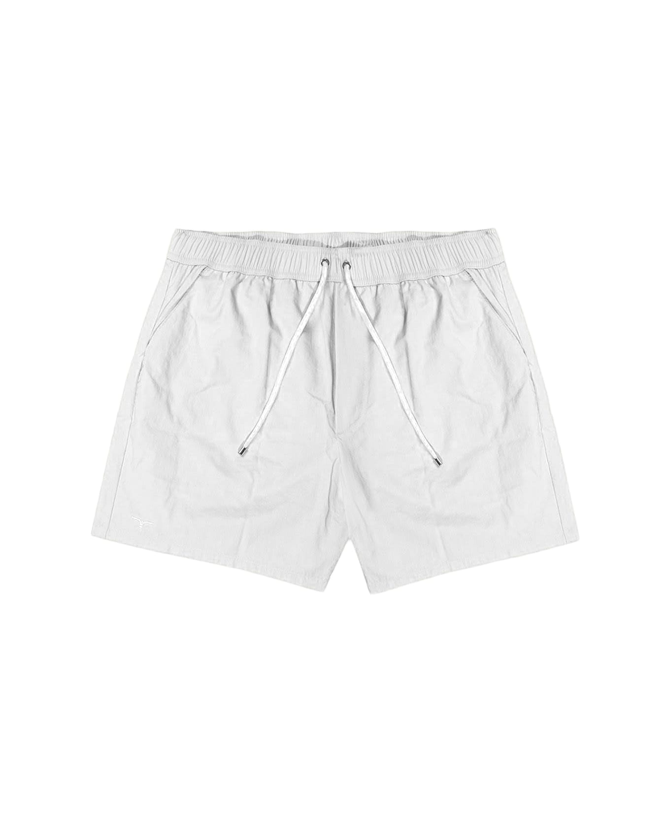 Larusmiani Swim Shorts Dorji Mare Swimming Trunks - White