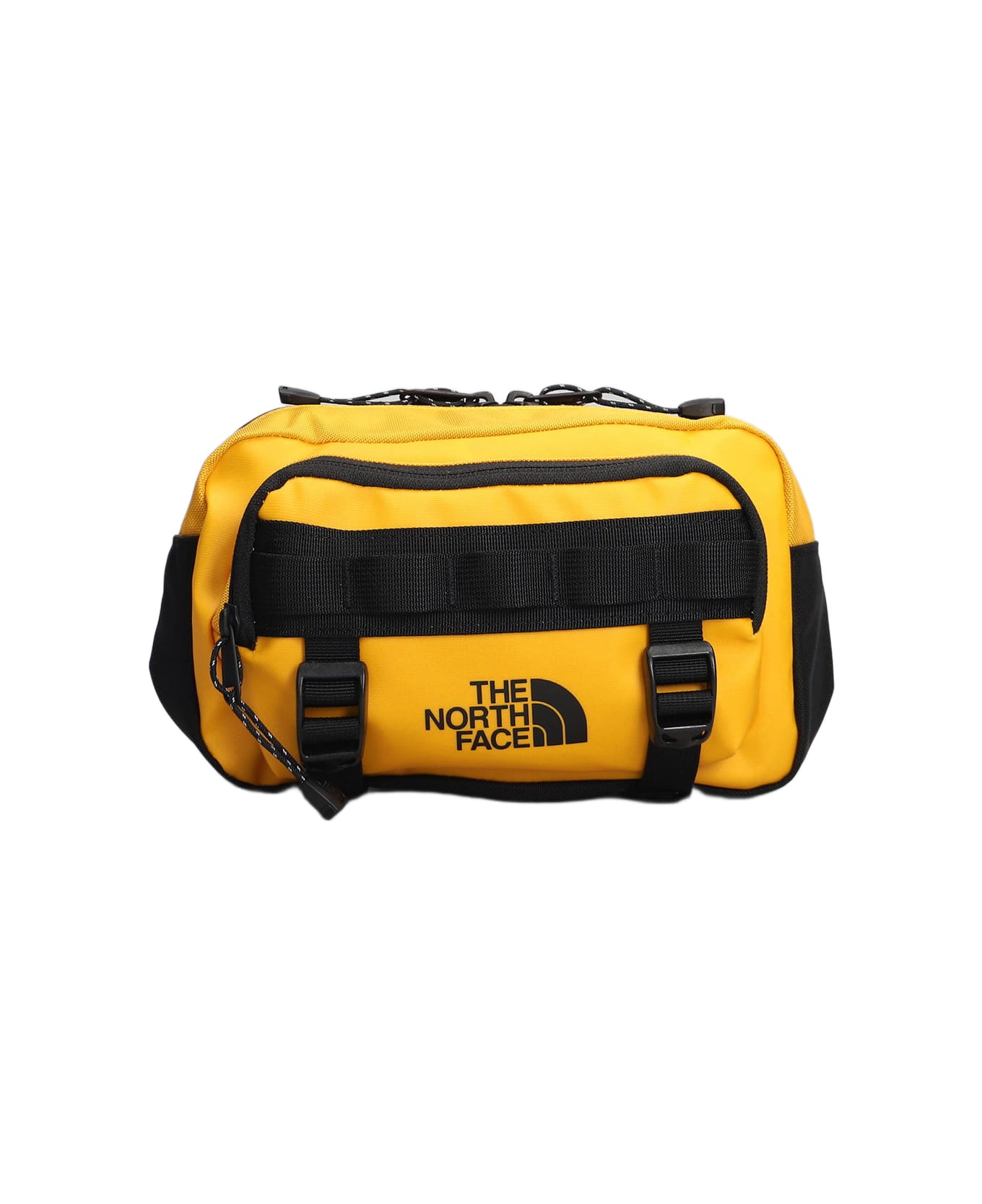 The North Face Base Camp Lumbar Waist Bag In Yellow Fabric - yellow