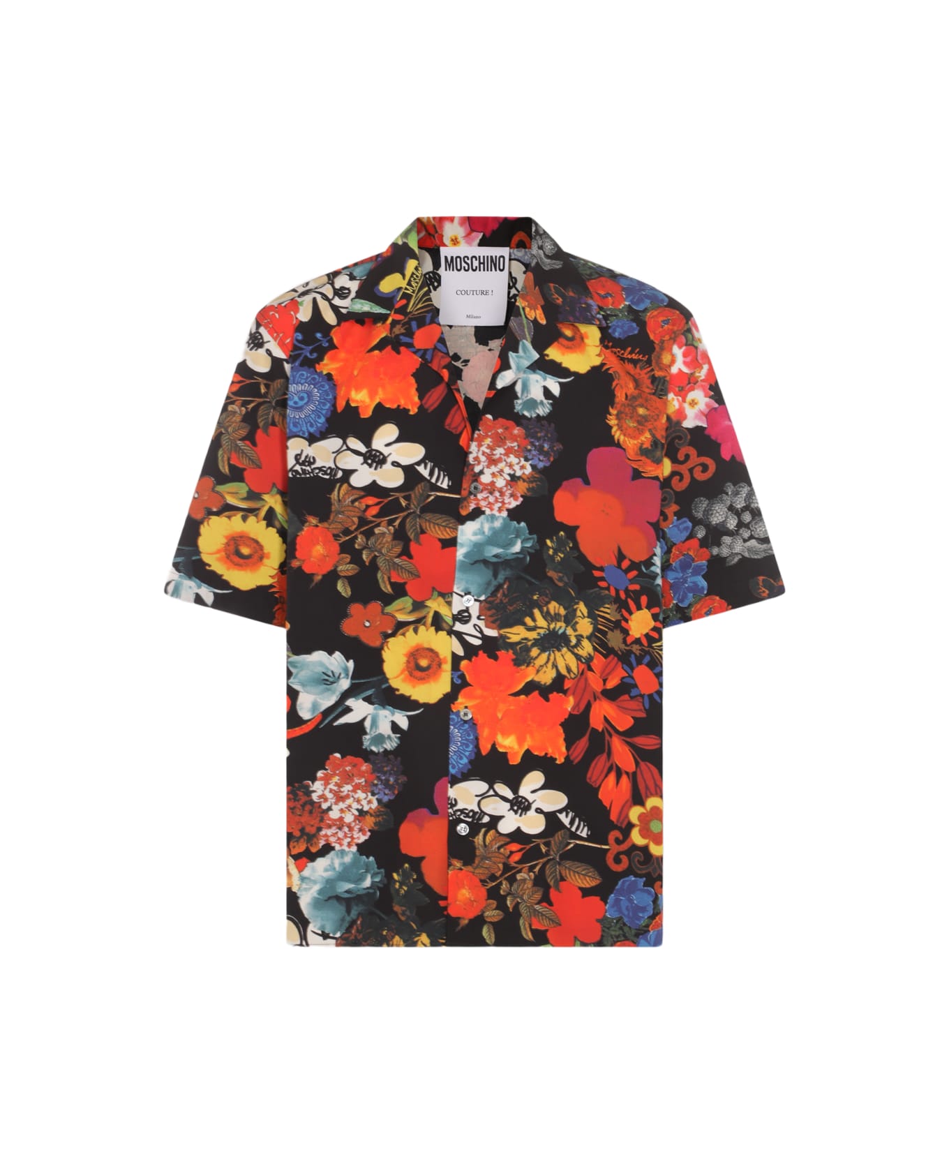 Moschino Multicolor Cotton Shirt - Red