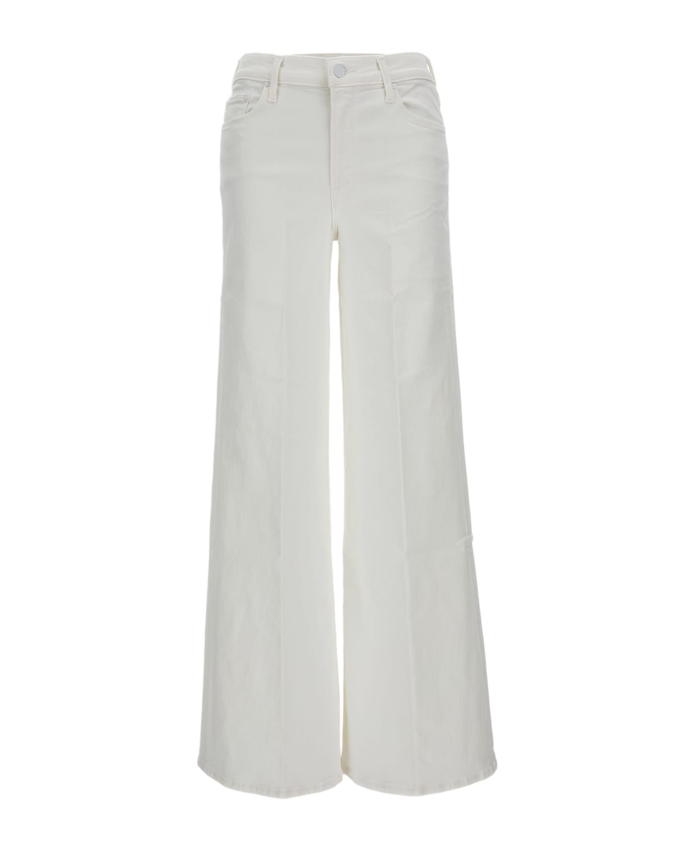 Mother The Twister Sneak Jeans - White