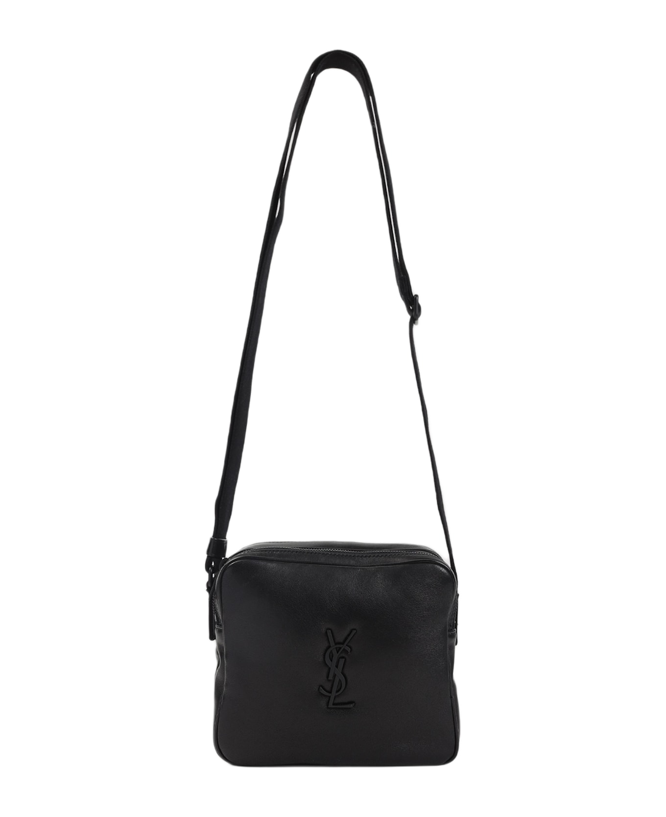 Saint Laurent Ysl Cube Shoulder Bag - Nero Nero