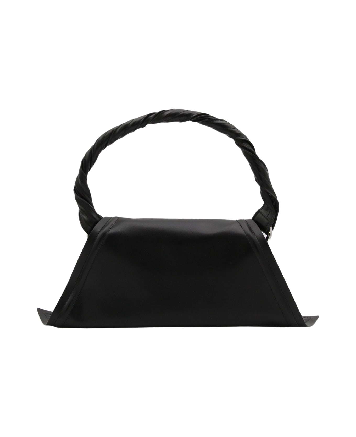 Y/Project Black Leather Shoulder Bag