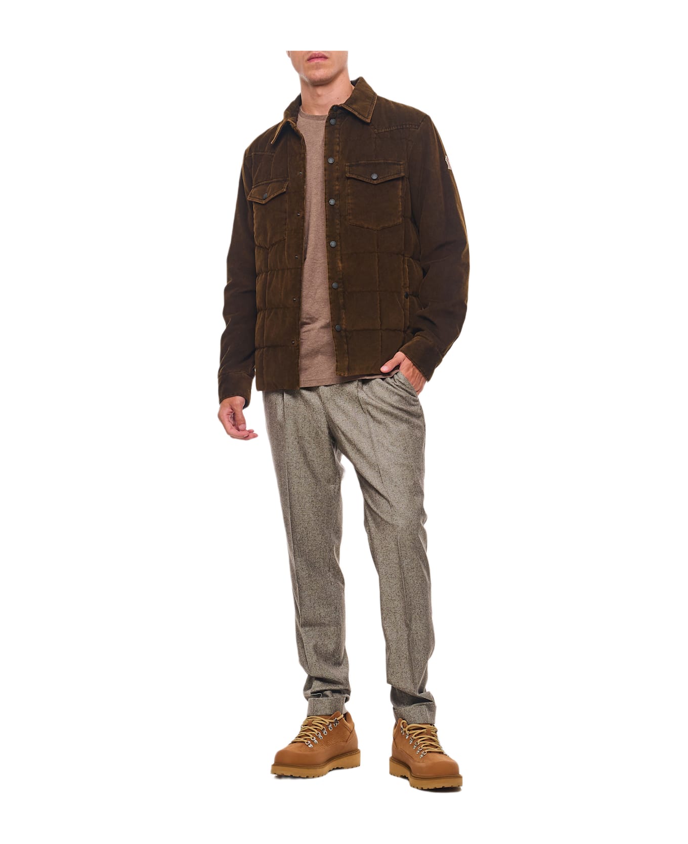 Moncler Grenoble Gelt Shirt Jacket - Brown