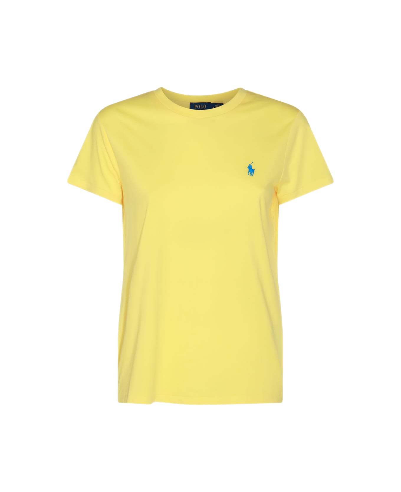 Polo Ralph Lauren Yellow And Blue Cotton T-shirt - COASTAL YELLOW