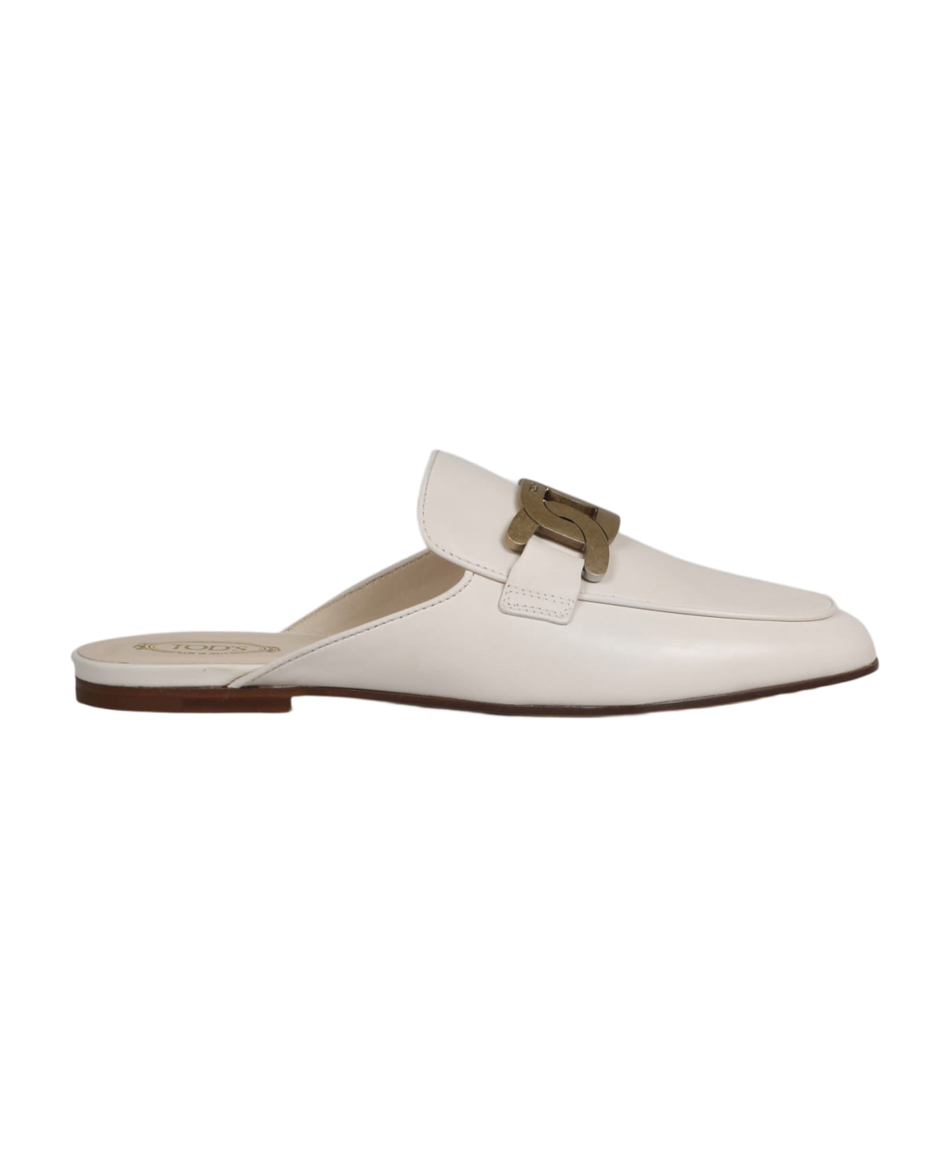 Tod's Leather Mules - White