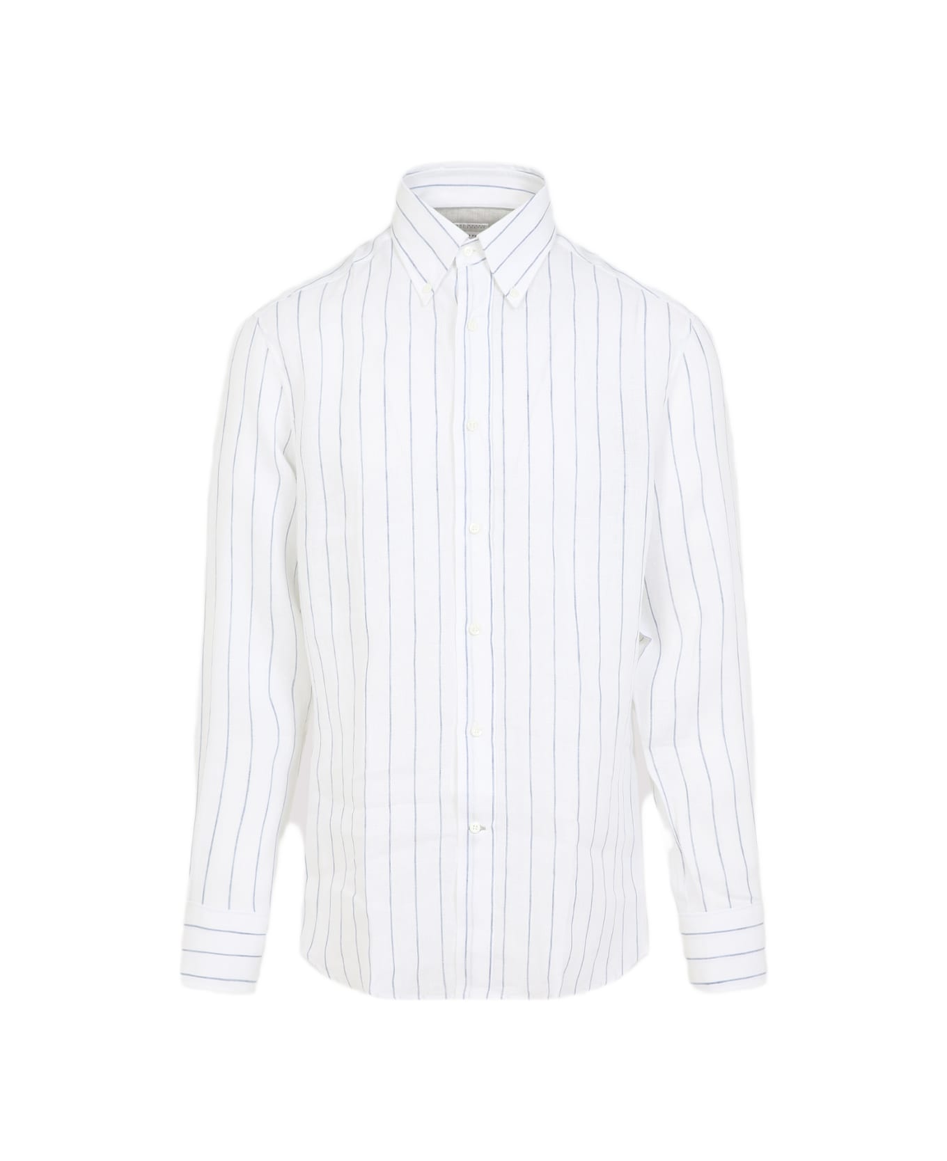 Brunello Cucinelli Linen Shirt - Bianco Denim
