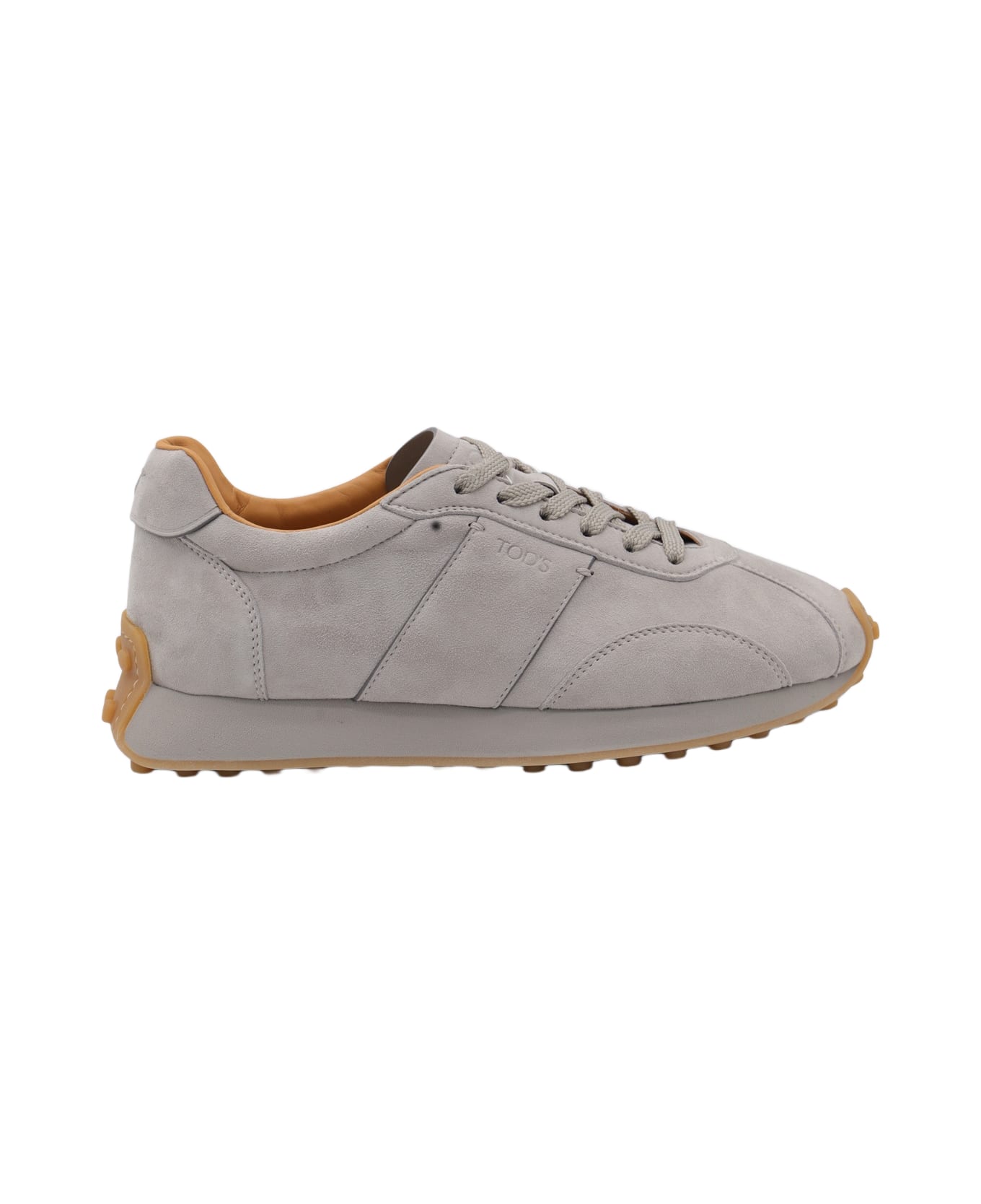 Tod
s Light Grey Leather Sneakers - ALTRAVERSIONE