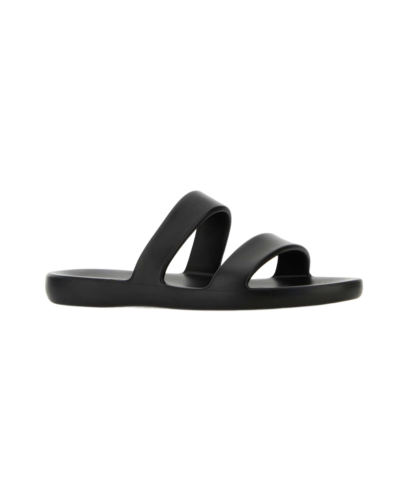 The Row Black Rubber Foam Slippers - Black