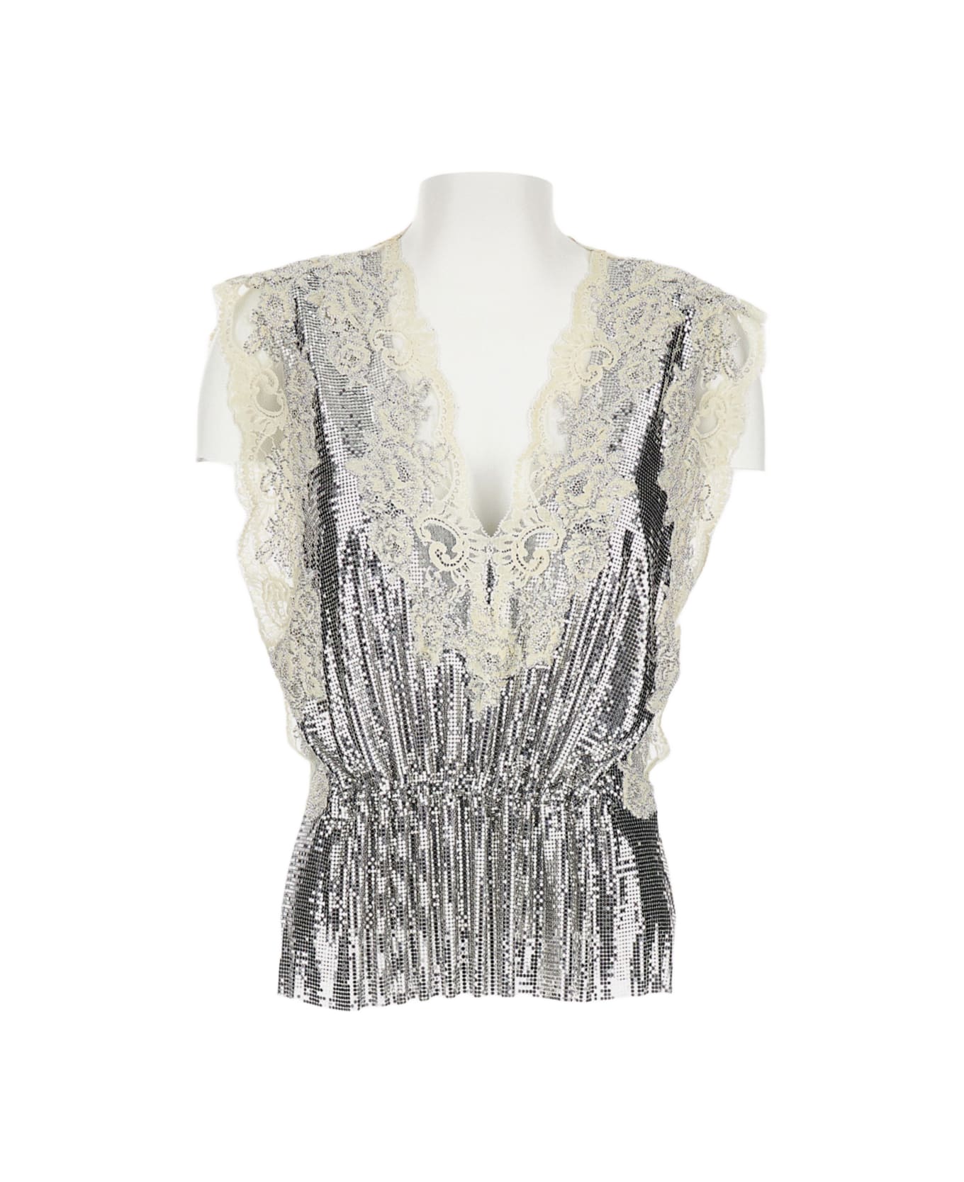 Paco Rabanne Blusa - Silver