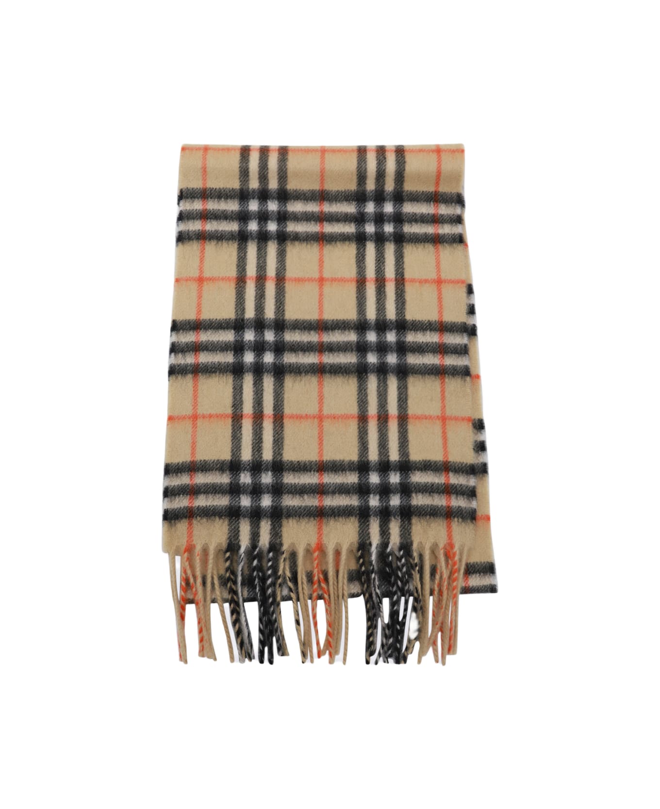 Burberry Beige Wool Scarf - SAND IP CHECK