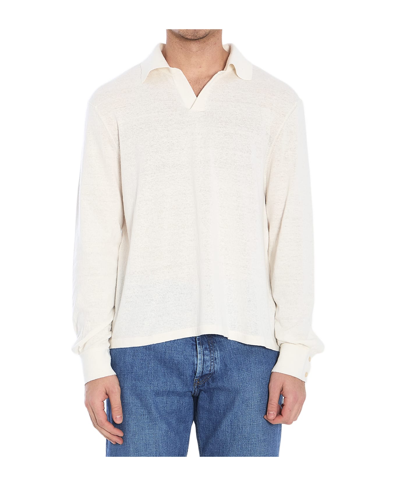 The Row Stafford Polo Shirt - WHITE