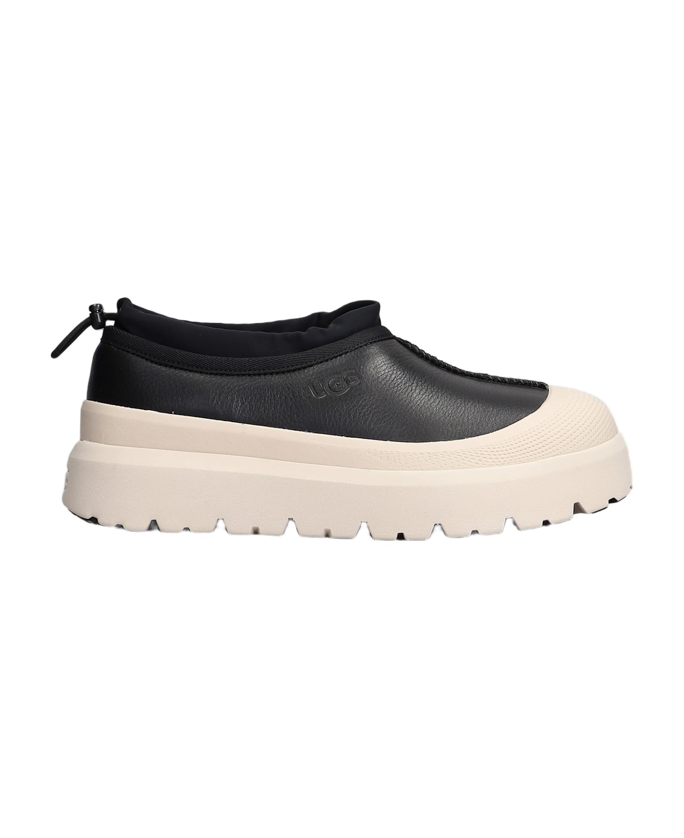 UGG Tasman Weather Hybri Sneakers In Black Leather - black