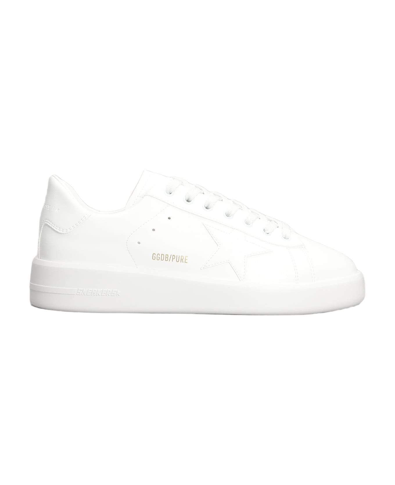 Golden Goose Pure Star Sneakers In White Leather - white スニーカー