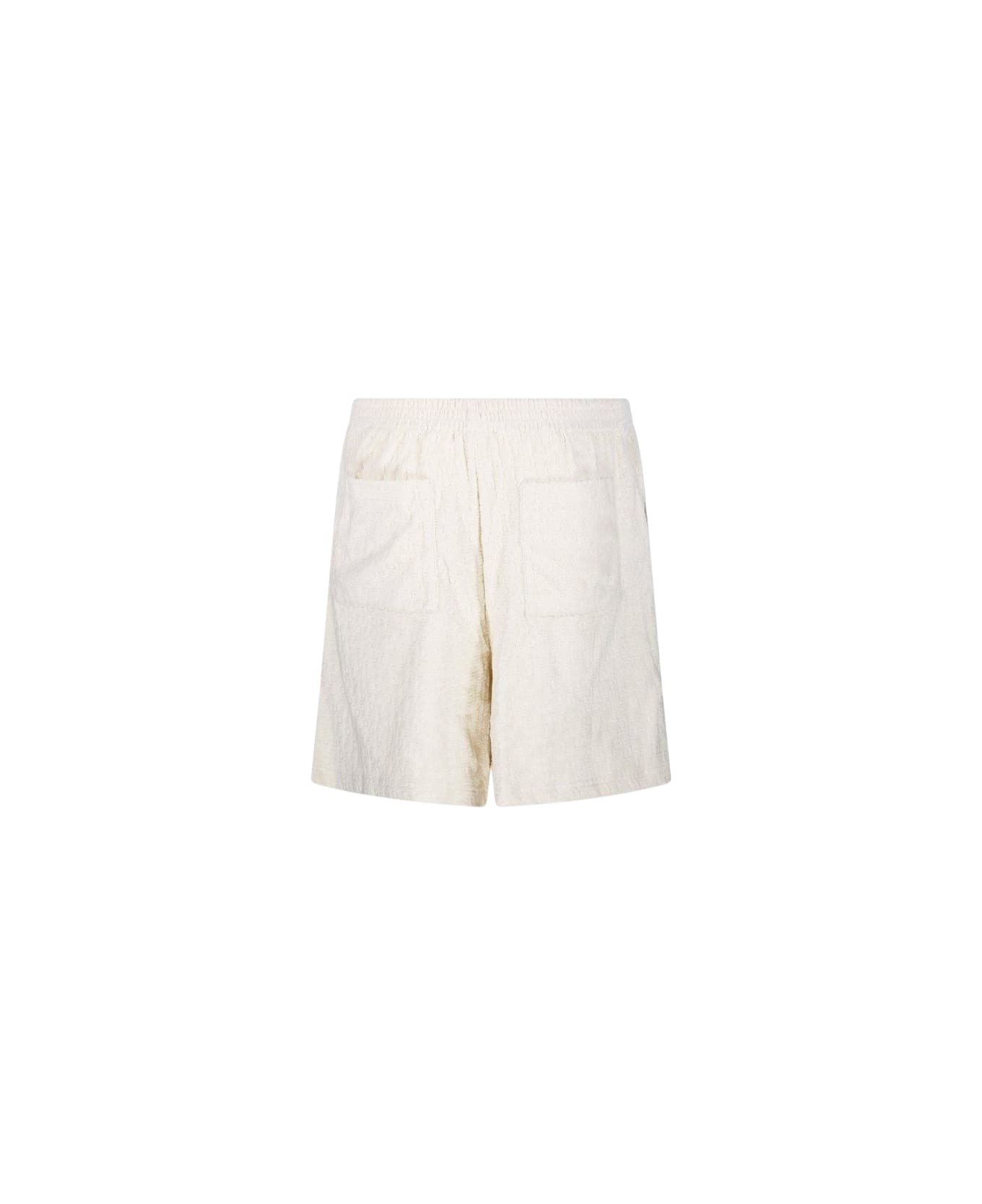 Off-White Logo Detailed Shorts - White